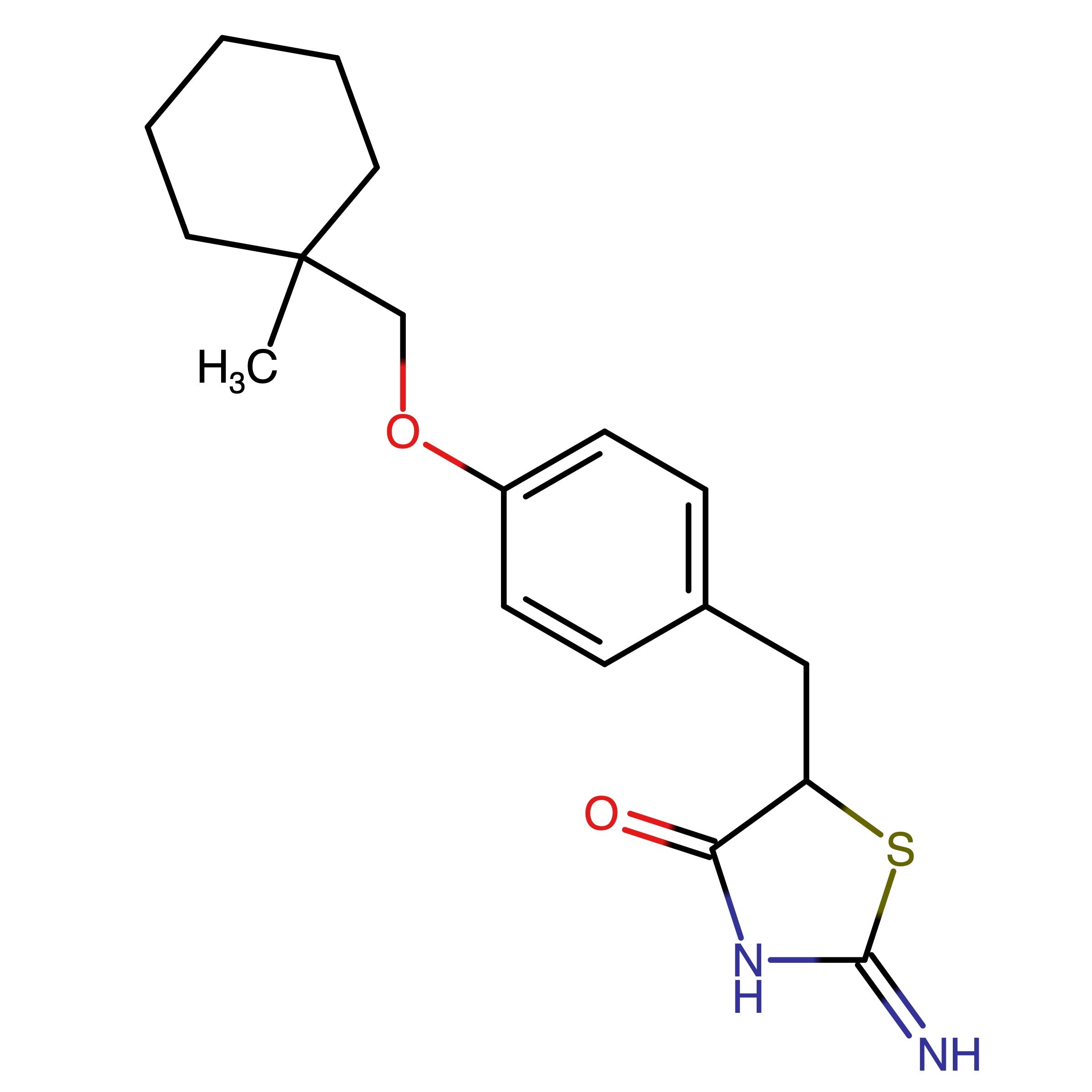 CAS RN 85010-66-8 | rac 2-Imino-5-[4-(1-methylcyclohexylmethoxyl)benzyl]thiazolidine-4one | MFCD02683343