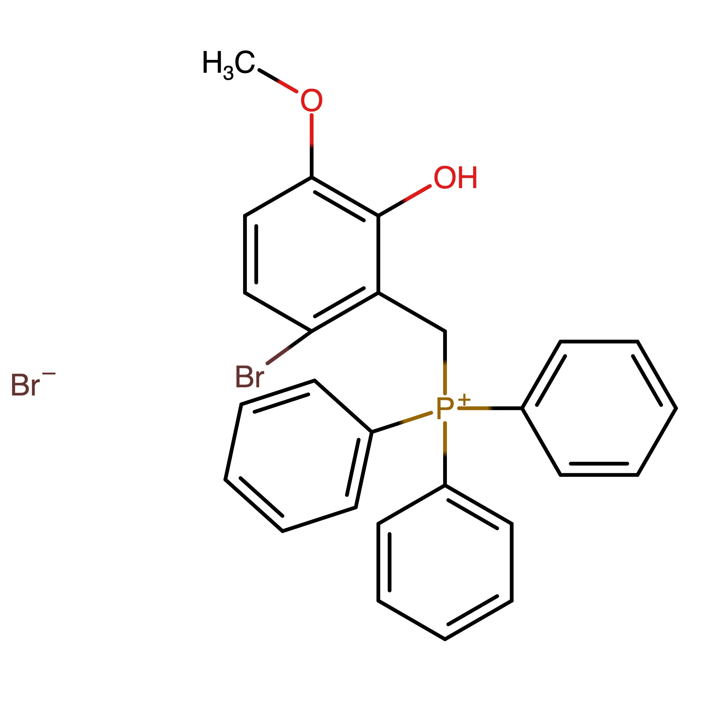 CAS RN 852608-49-2 | 6-Bromo-2-hydroxy-3-methoxybenzyltriphenylphosphonium bromide