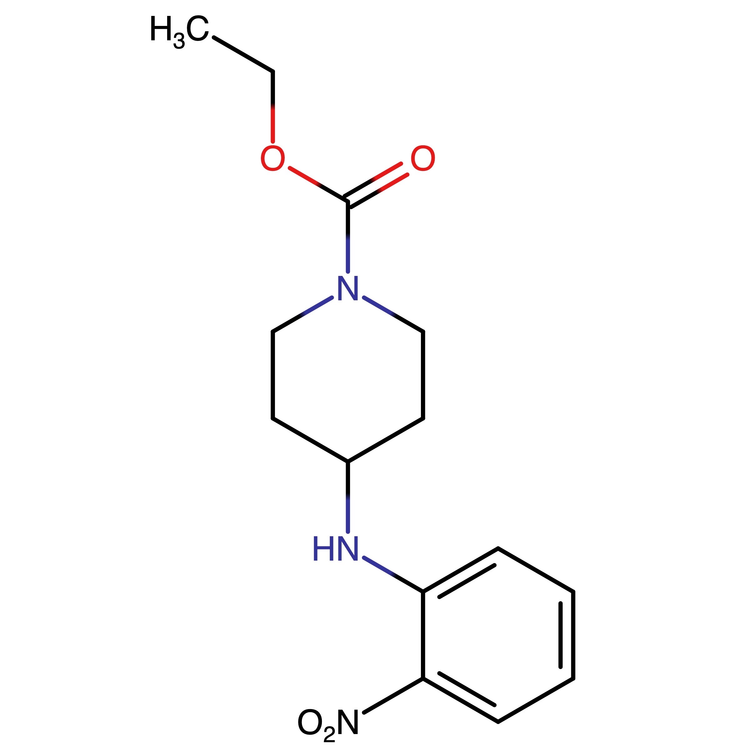 CAS RN 85443-52-3 | Ethyl 4-[(2-nitrophenyl)amino]-1-piperidinecarboxylate