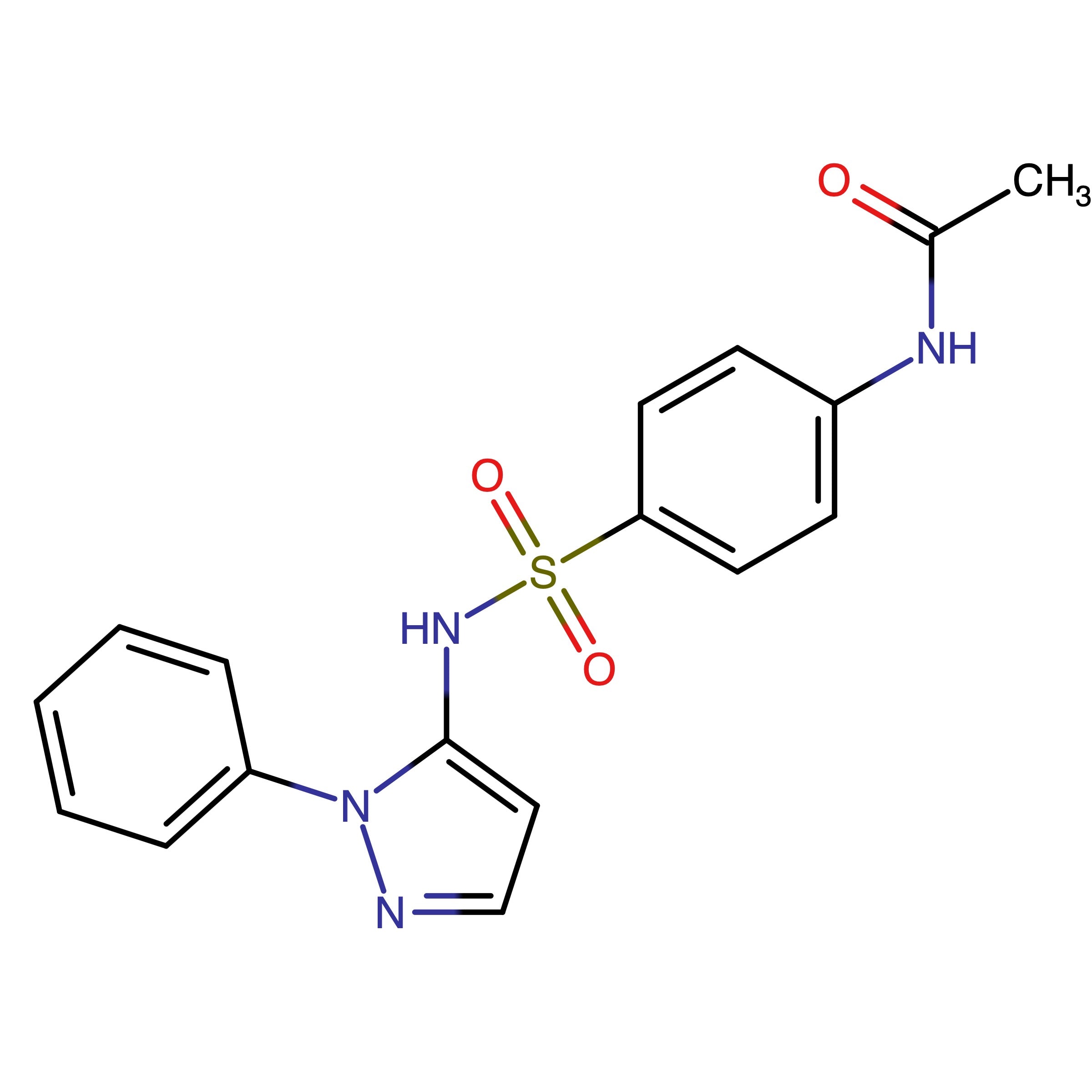CAS RN 855-91-4 | Name: N-(4-(N-(1-phenyl-1H-pyrazol-5-yl)sulfamoyl)phenyl)acetamide