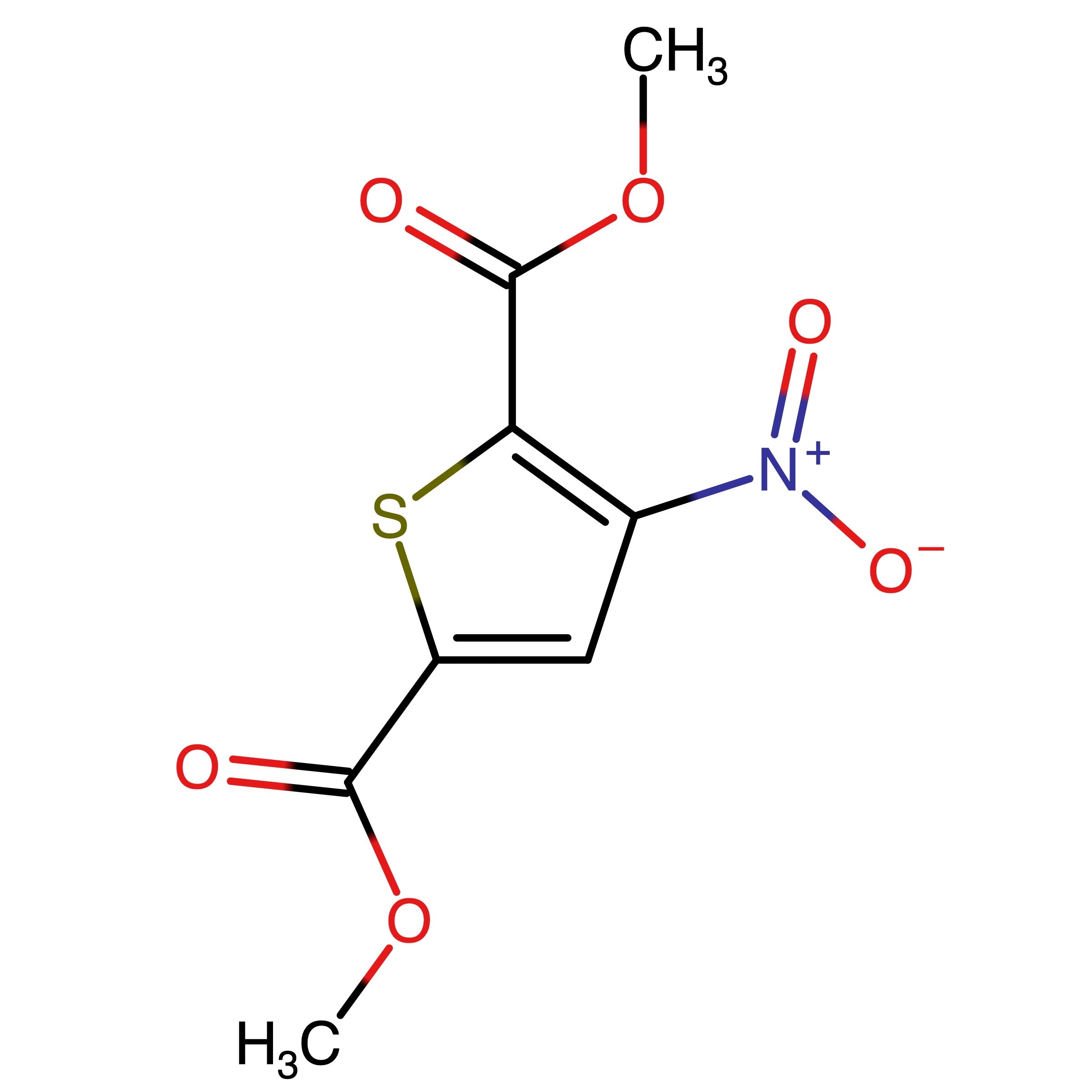 CAS RN 858840-42-3 | Dimethyl 3-nitrothiophene-2,5-dicarboxylate | MFCD22381980