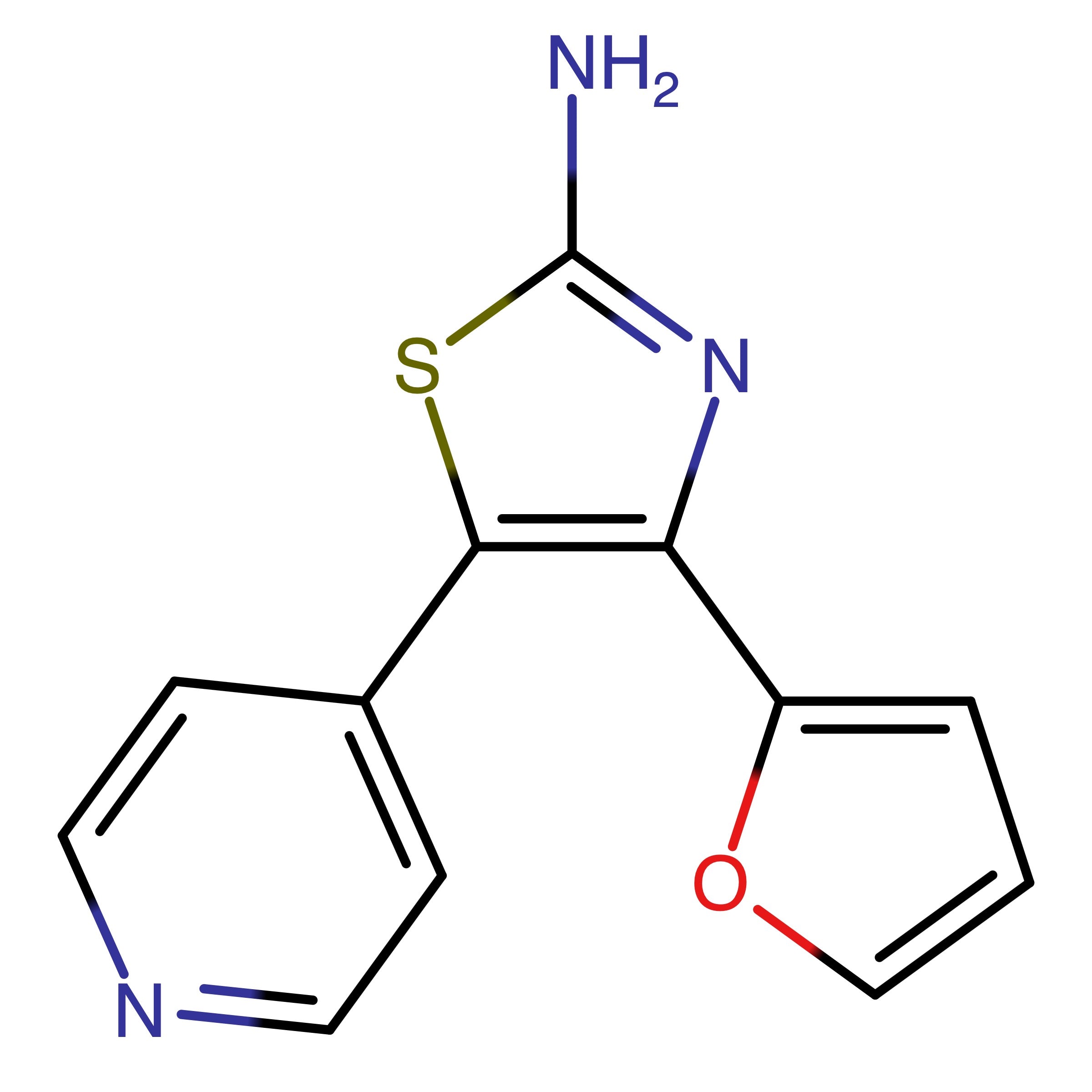CAS RN 858980-81-1 | Name: 2-Amino-4-(2-furyl)-5-(4-pyridyl)thiazole