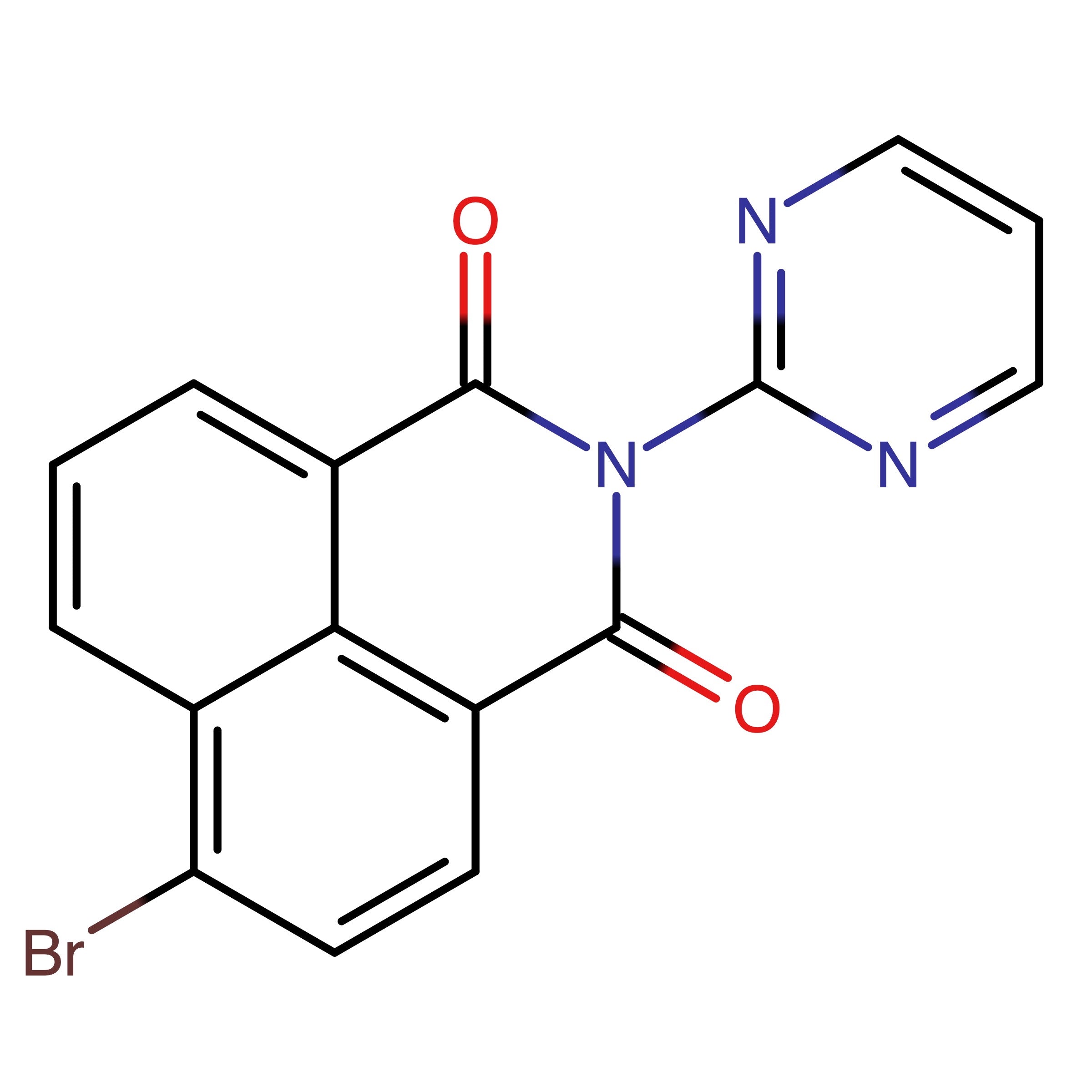 CAS RN 860018-17-3 | 4-Bromo-N-(2-pyrimidinyl)-1,8-naphthalimide