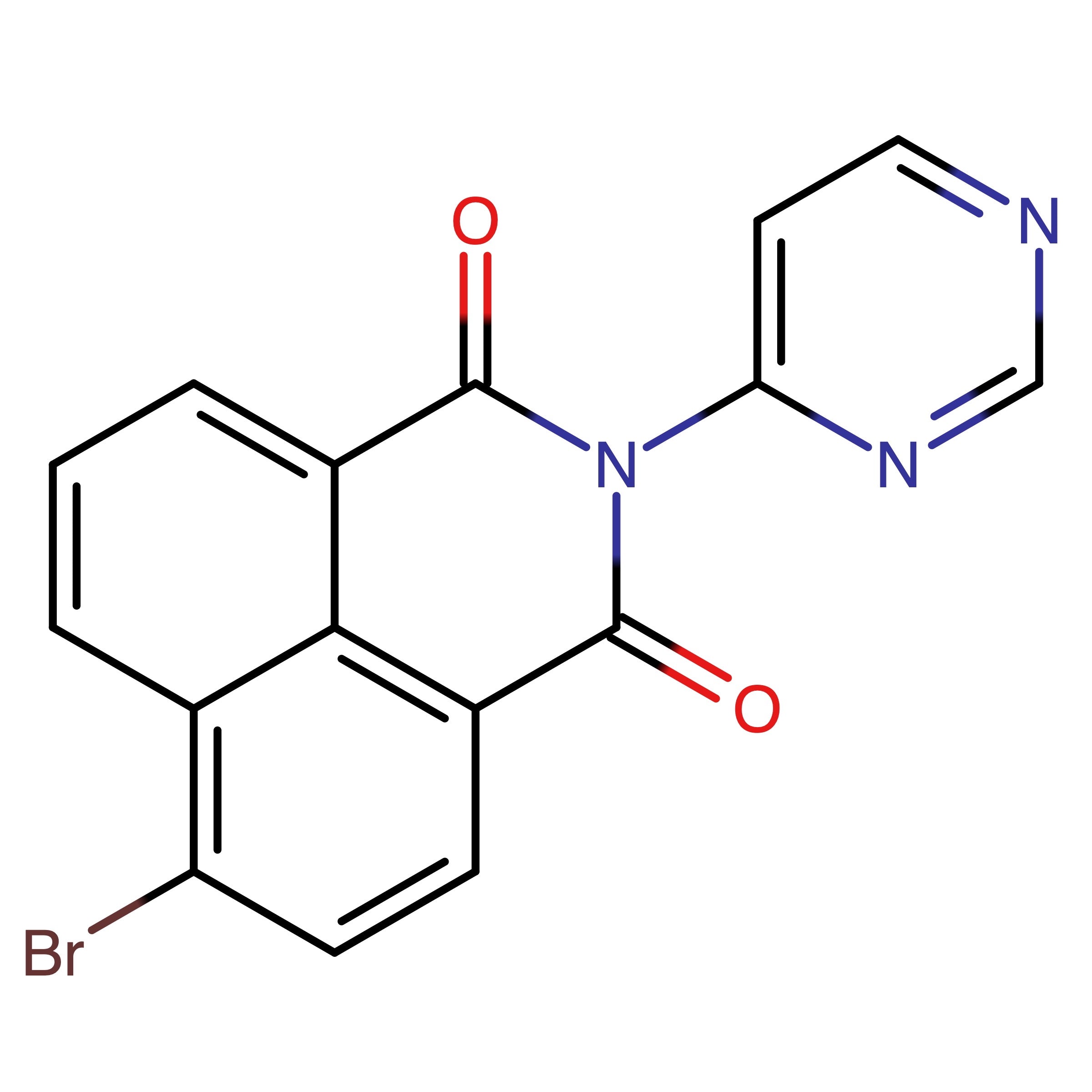 CAS RN 860018-18-4 | 4-Bromo-N-(4-pyrimidinyl)-1,8-naphthalimide