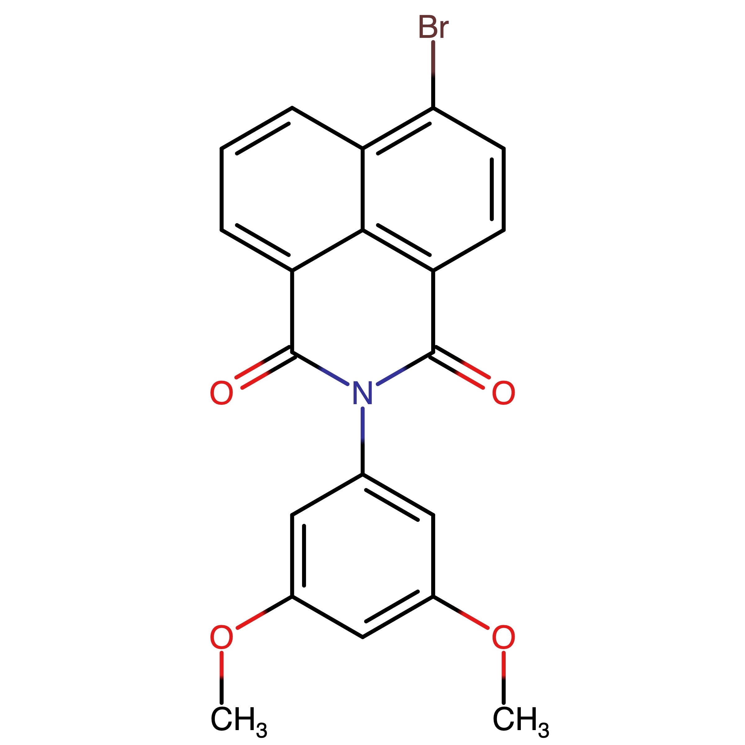 CAS RN 860018-20-8 | 4-Bromo-N-(3,5-dimethoxyphenyl)-1,8-naphthalimide