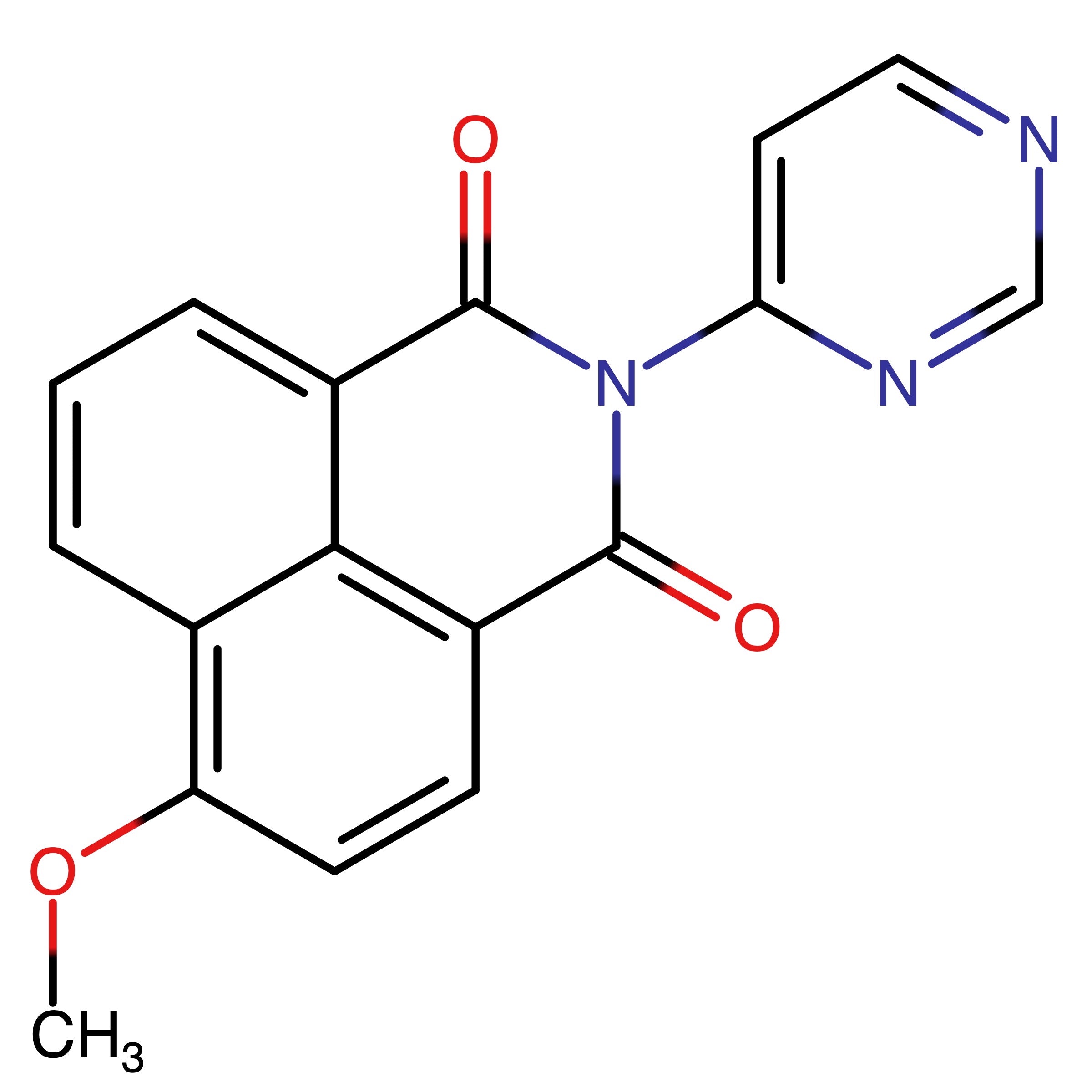 CAS RN 860018-26-4 | 4-Methoxy-N-(4-pyrimidinyl)-1,8-naphthalimide