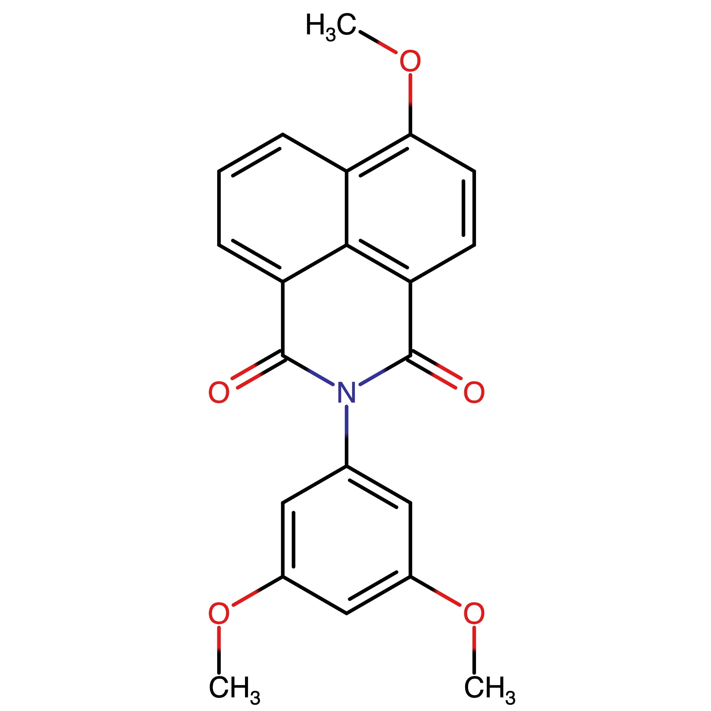 CAS RN 860018-32-2 | 4-Methoxy-N-(3,5-dimethoxyphenyl)-1,8-naphthalimide