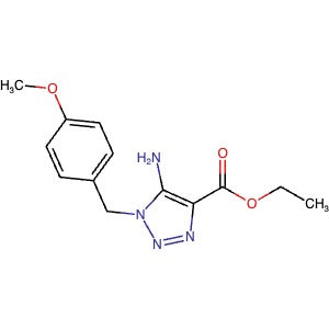 862112-28-5 | Ethyl 5-amino-1-(4-methoxybenzyl)-1H-1,2,3-triazole-4-carboxylate - Hoffman Fine Chemicals