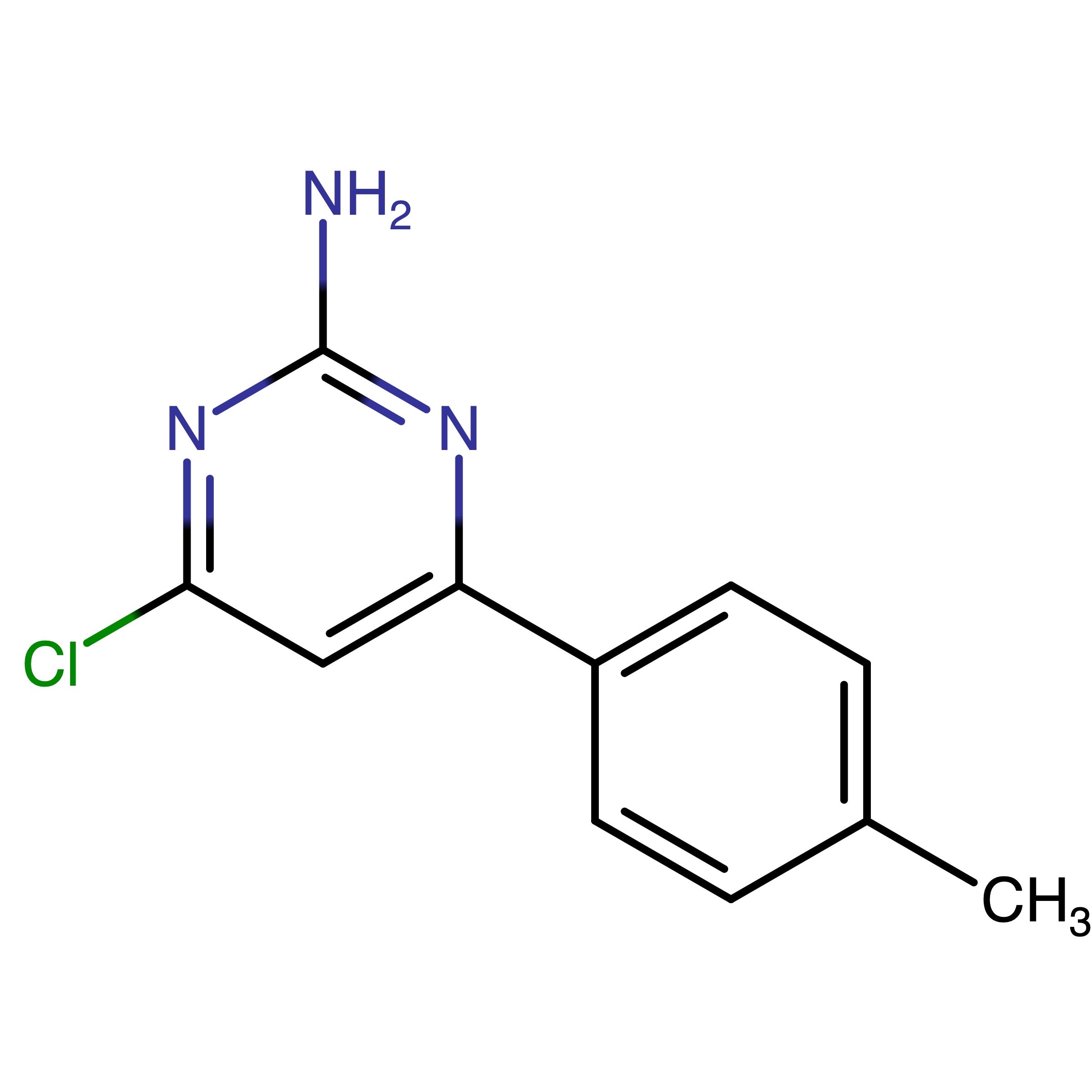 CAS RN 862168-10-3 | 4-Chloro-6-(p-tolyl)pyrimidin-2-amine
