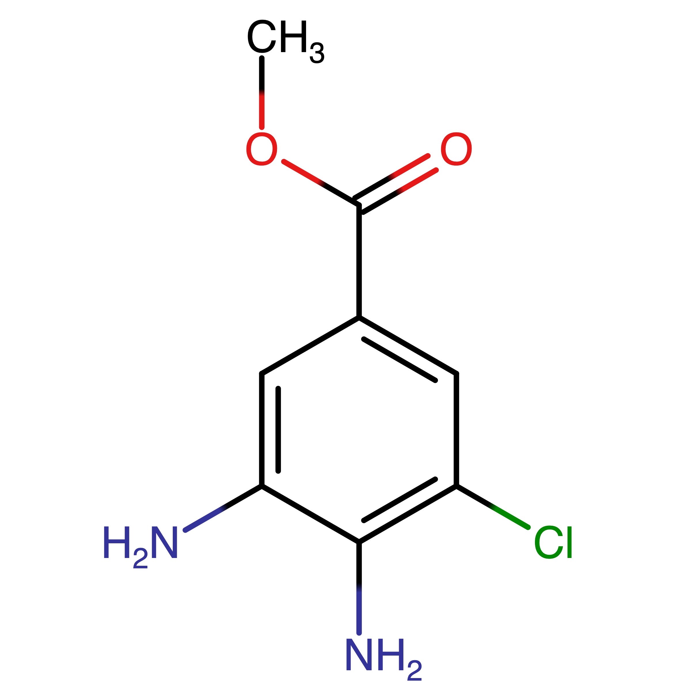 CAS RN 863886-05-9 | Methyl 3,4-diamino-5-chlorobenzoate | MFCD22371192