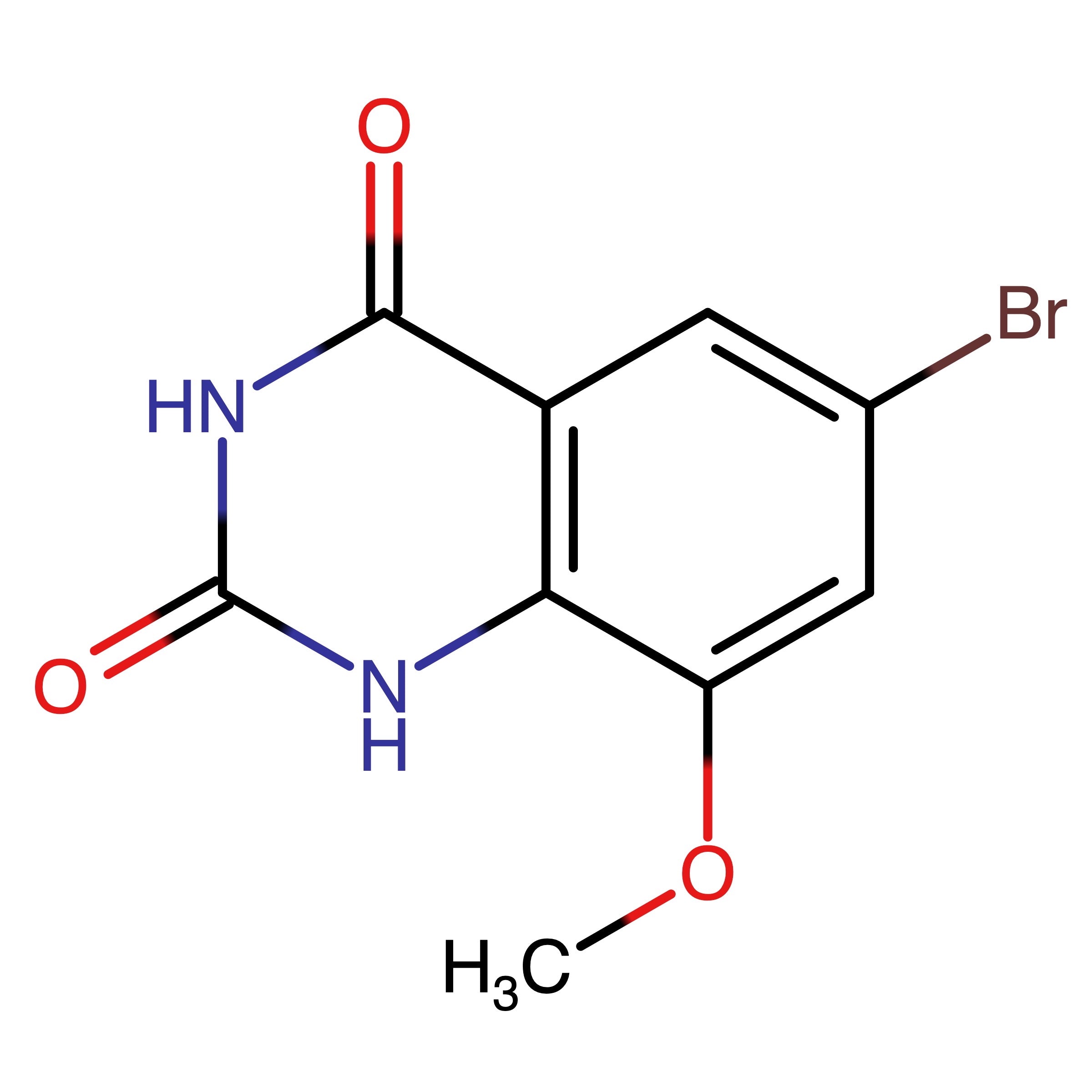 CAS RN 864293-45-8 | 6-Bromo-8-methoxyquinazoline-2,4(1H,3H)-dione | MFCD29923994