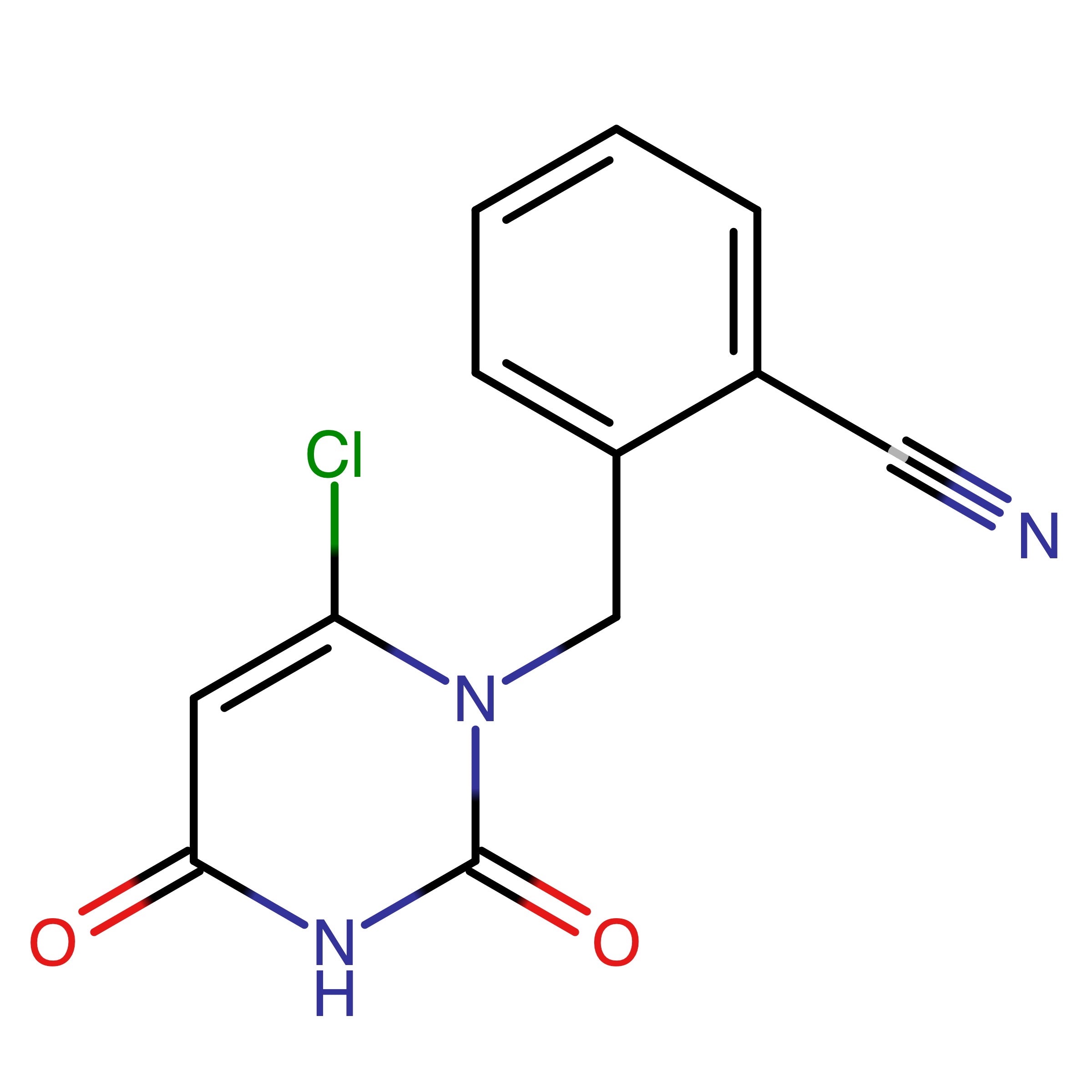 CAS RN 865758-95-8 | 2-((6-Chloro-2,4-dioxo-3,4-dihydropyrimidin-1(2H)-yl)methyl)benzonitrile | MFCD09907853