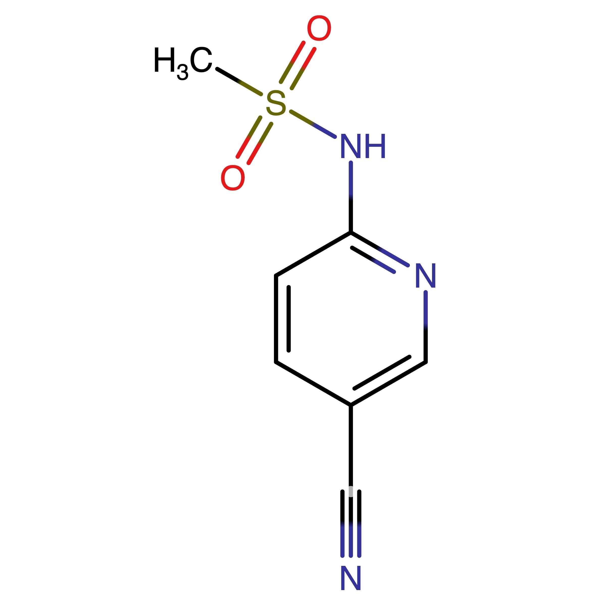 CAS RN 866005-44-9 | N-(5-Carbonitrilpyridin-2-yl)methanesulfonamide