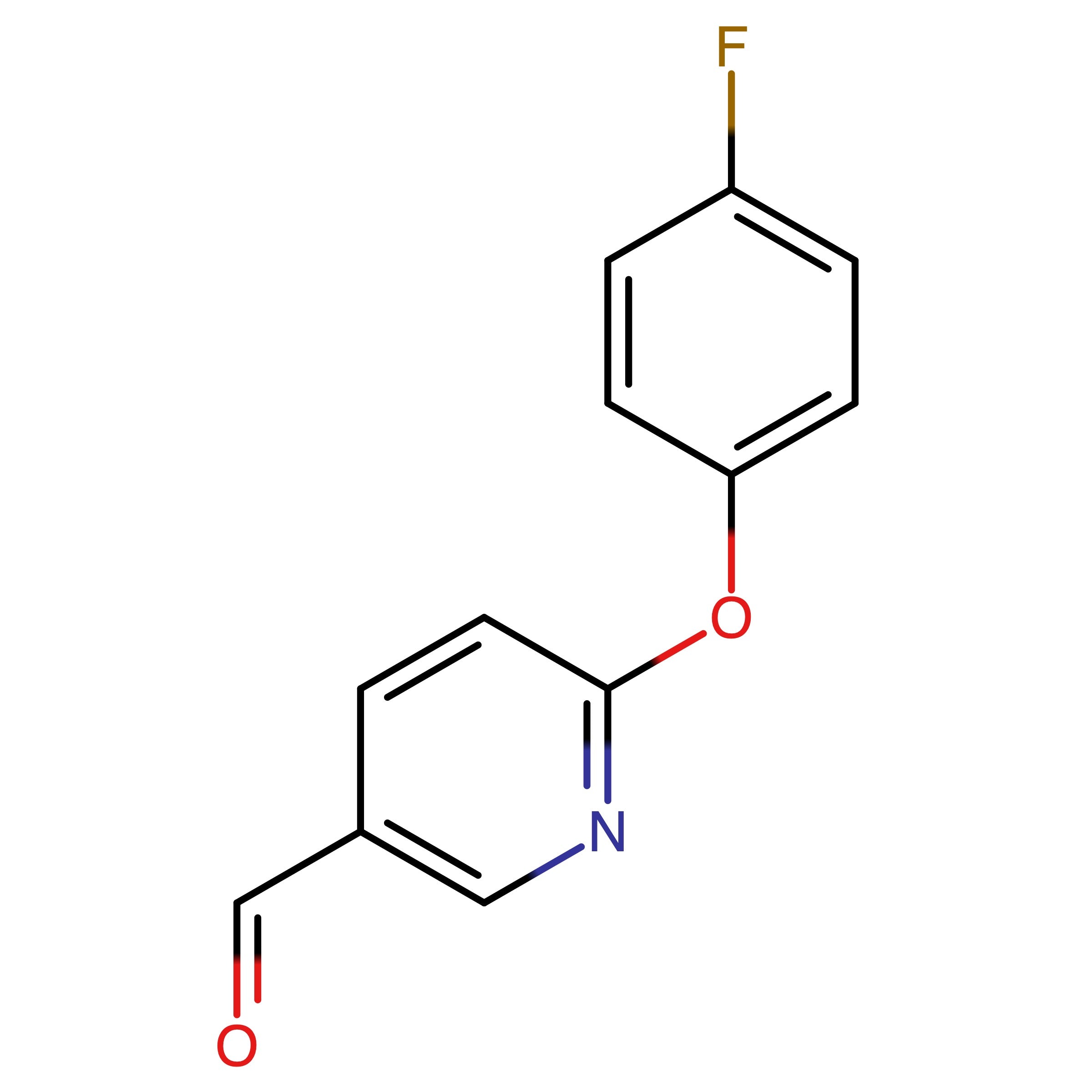 CAS RN 866154-07-6 | 6-(4-Fluorophenoxy)nicotinaldehyde | MFCD05669563