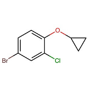 869569-68-6 | 4-Bromo-2-chloro-1-cyclopropoxybenzene - Hoffman Fine Chemicals