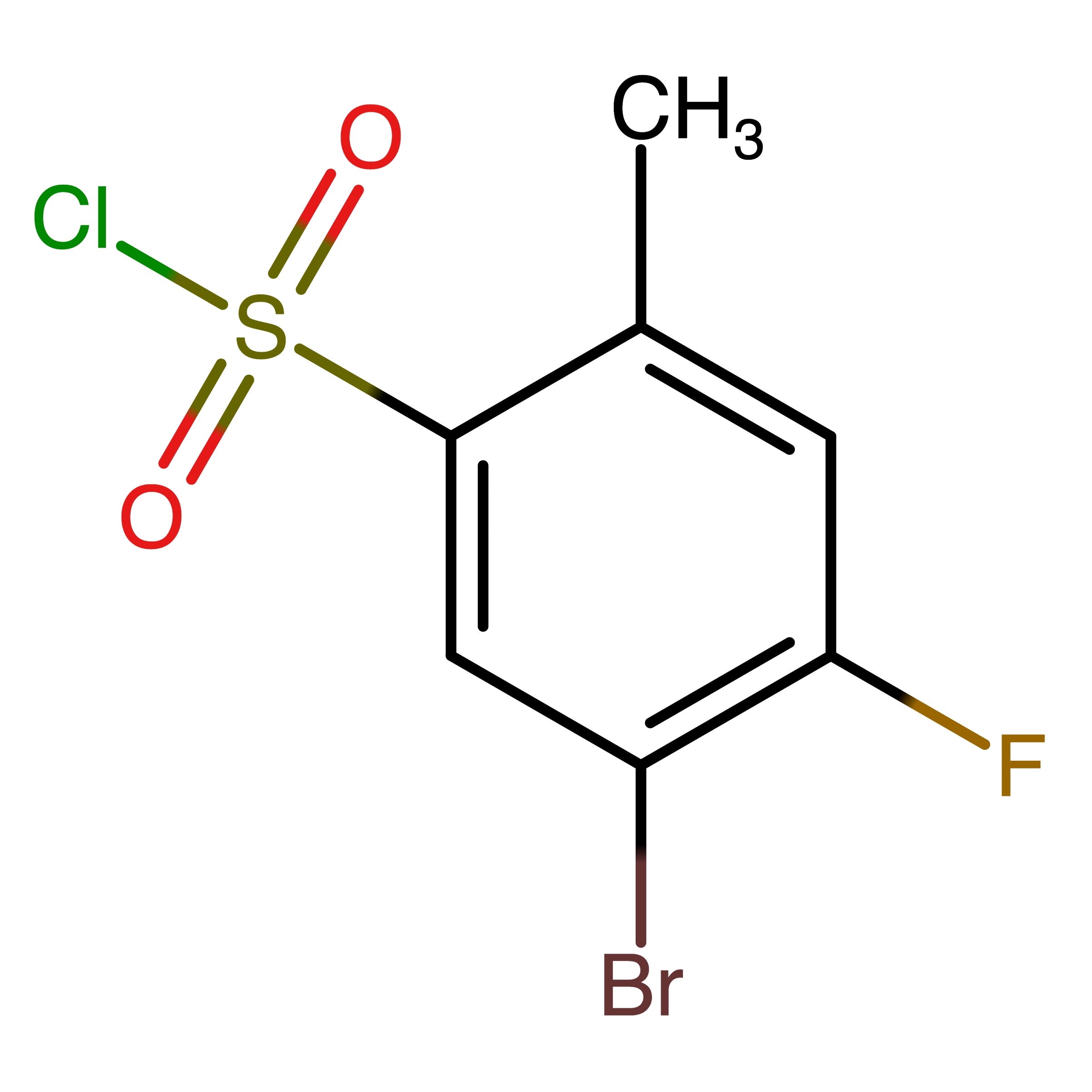 CAS RN 874804-12-3 | 5-Bromo-4-fluoro-2-methylbenzenesulfonyl chloride | MFCD06409093