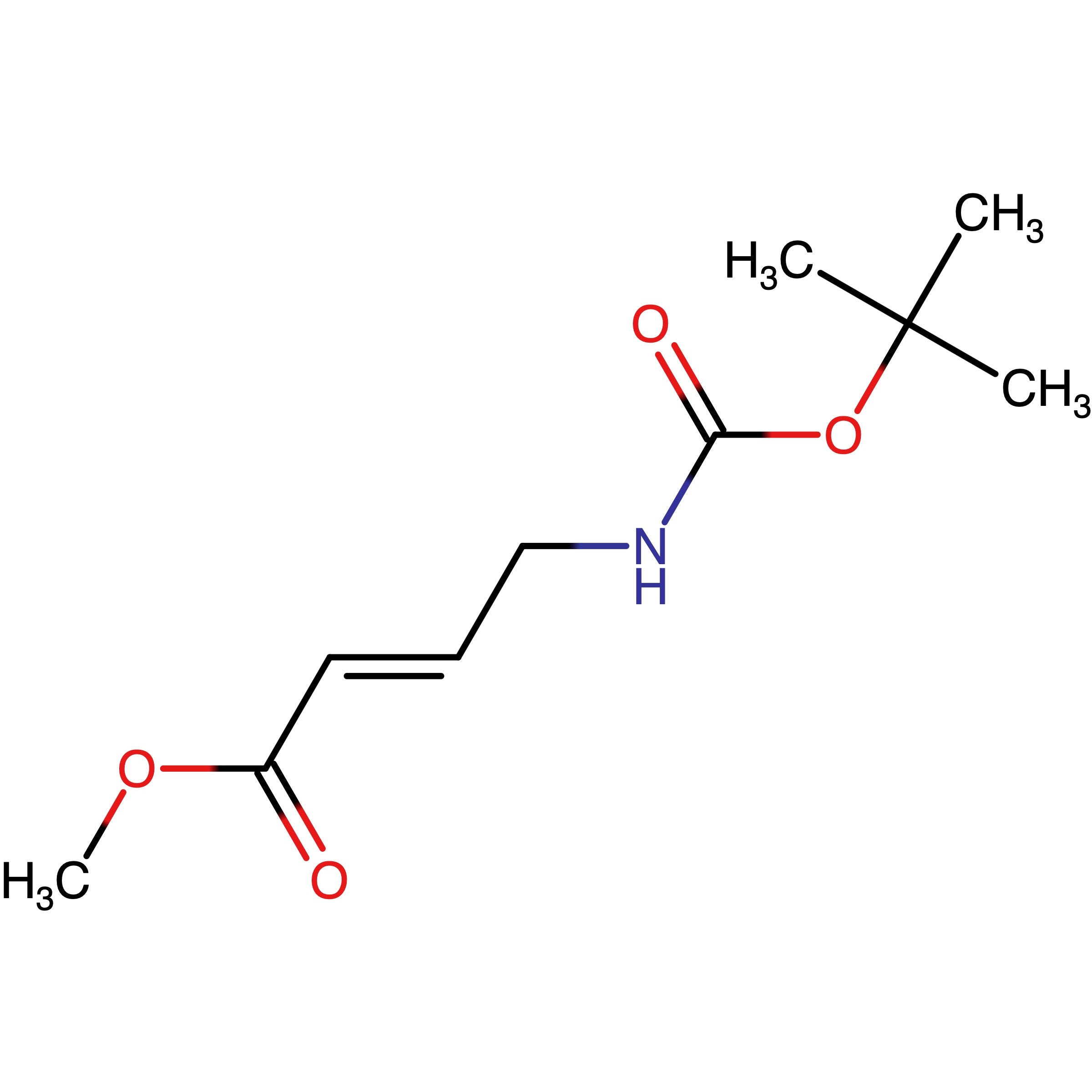 CAS RN 87497-72-1 | (E)-Methyl 4-((tert-butoxycarbonyl)amino)but-2-enoate 