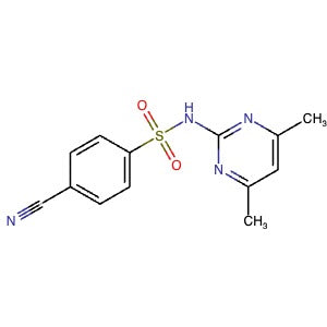 875843-56-4 | 4-Cyano-N-(4,6-dimethylpyrimidin-2-yl)benzenesulfonamide - Hoffman Fine Chemicals