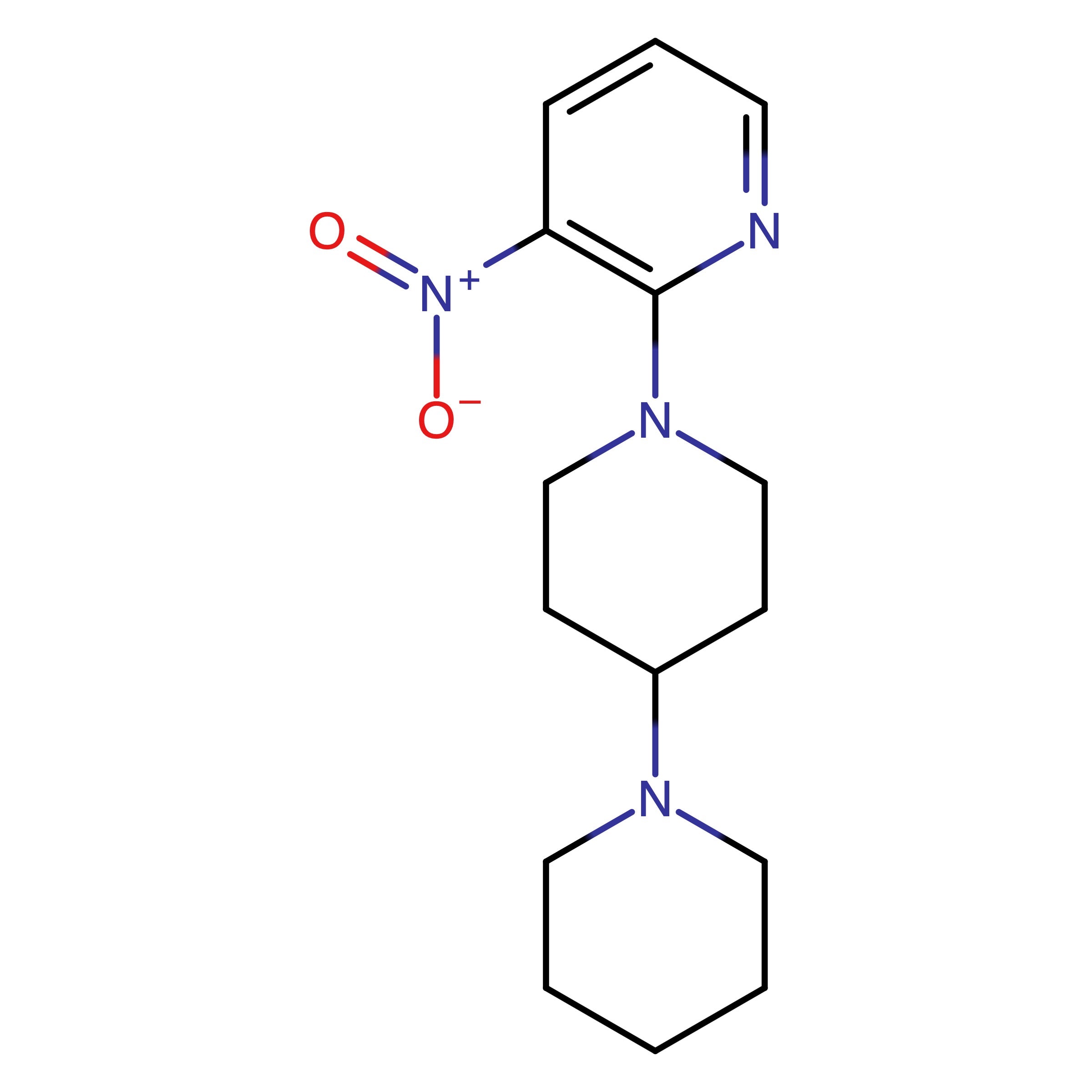 CAS RN 878400-94-3 | 3_Nitro_2_(4_piperidinopiperidin_1_yl)_pyridine