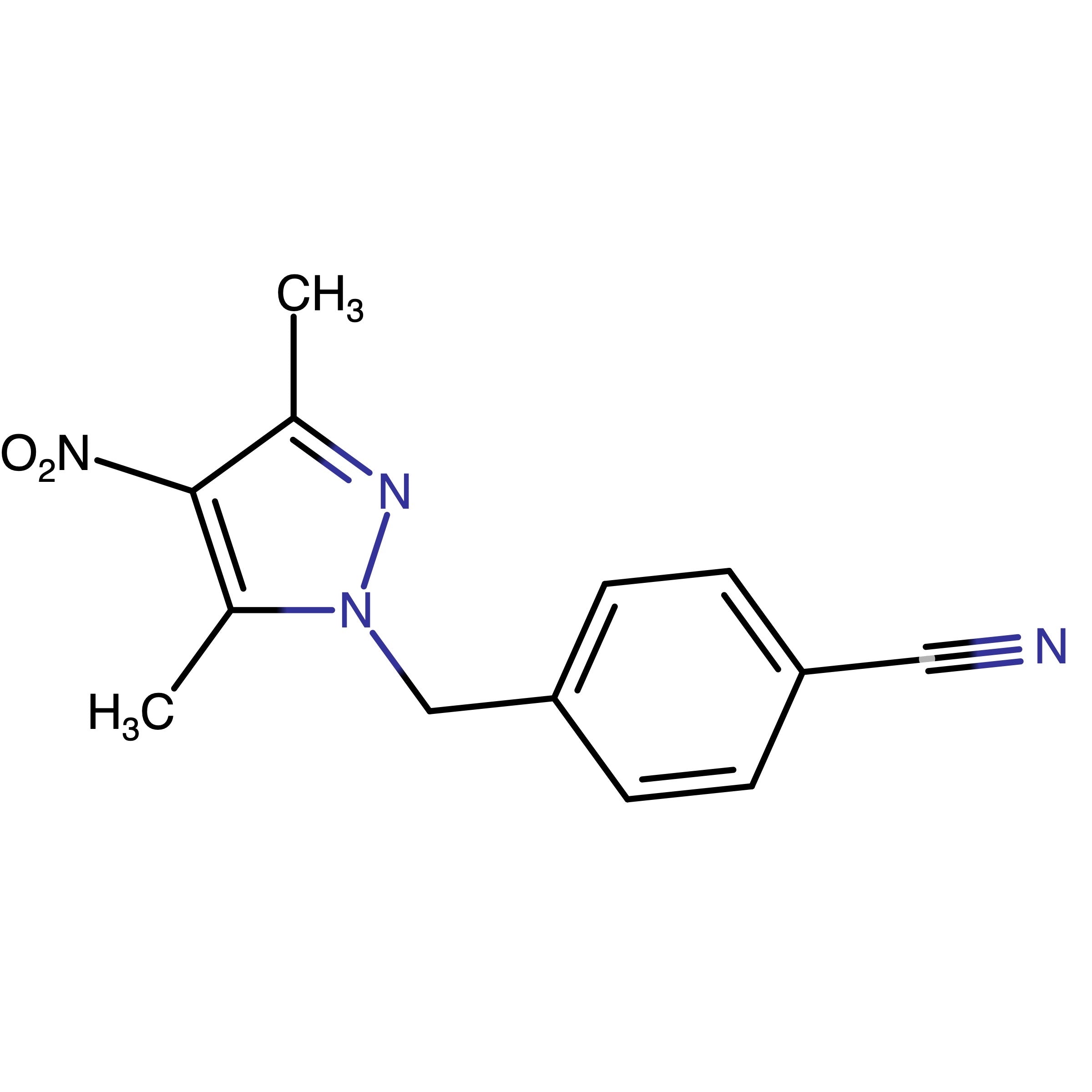 CAS RN 882230-46-8 | 4-[(3,5-Dimethyl-4-nitro-1H-pyrazol-1-yl)methyl]benzonitrile