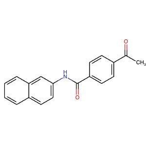 CAS 882767-00-2 | 4-Acetyl-N-(naphthalen-2-yl)benzamide