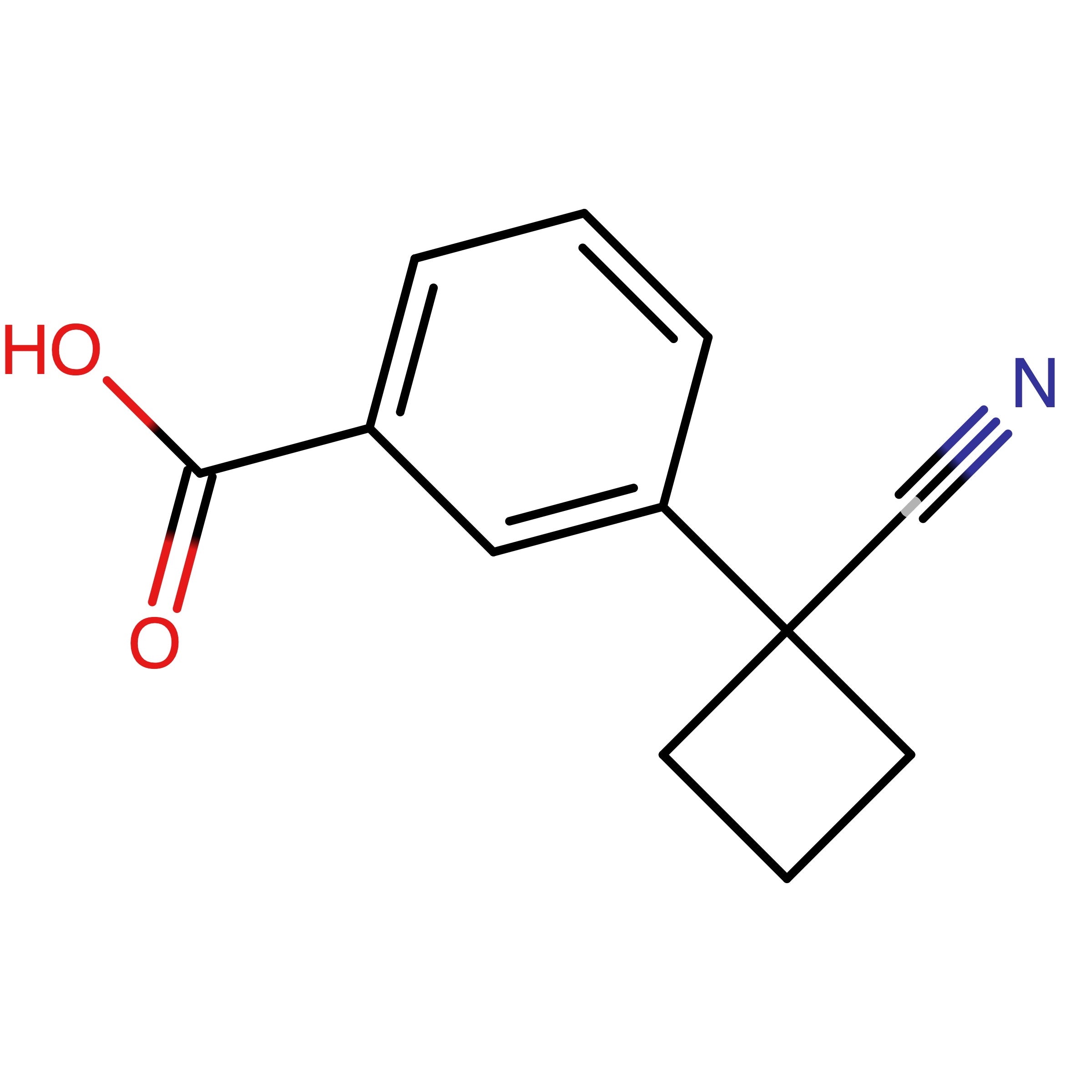 CAS RN 884001-09-6 | 3-(1-Carbonitrilcyclobutyl)benzoic acid