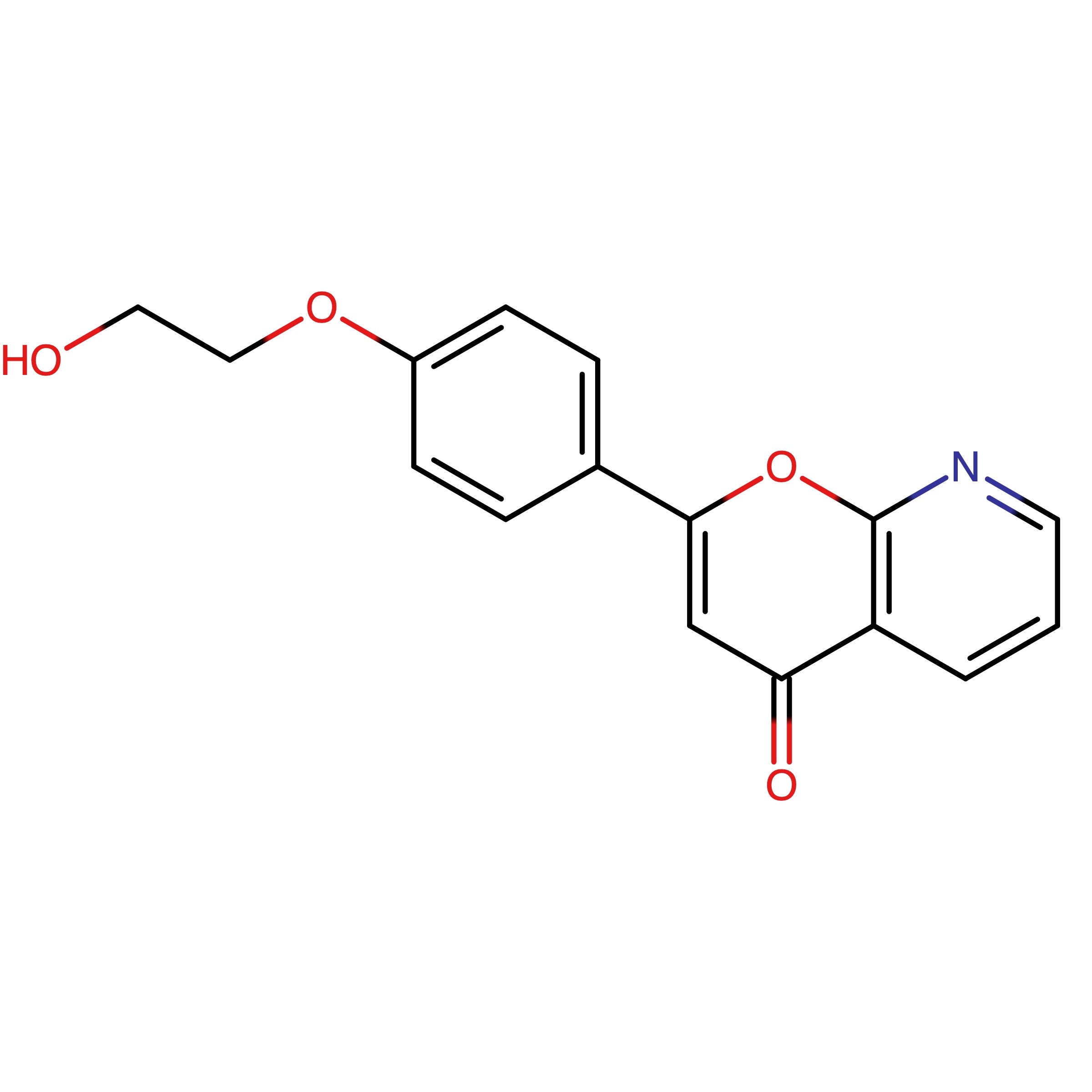 CAS RN 884500-83-8 | 2-(4-(2-Hydroxyethoxy)phenyl)-4H-pyrano[2,3-b]pyridine-4-one