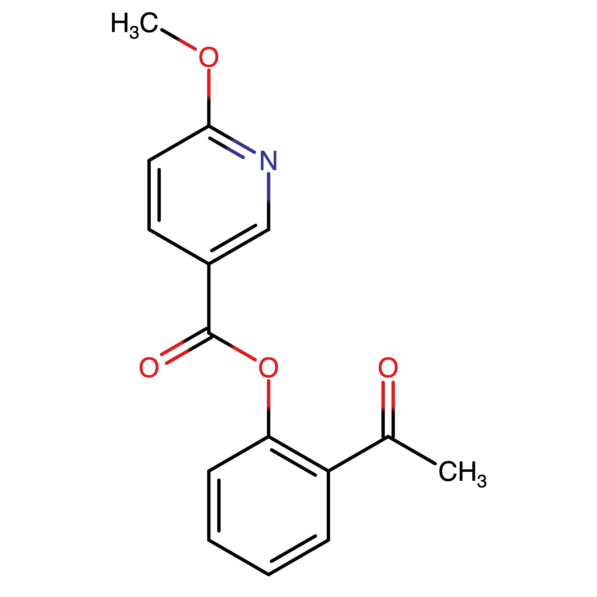 CAS RN 884501-88-6 | 3-Pyridinecarboxilic acid, 6-methoxy-, 2-acetylphenyl ester