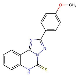 886189-00-0 | 2-(4-Methoxyphenyl)-[1,2,4]triazolo[1,5-c]quinazoline-5(6H)-thione - Hoffman Fine Chemicals