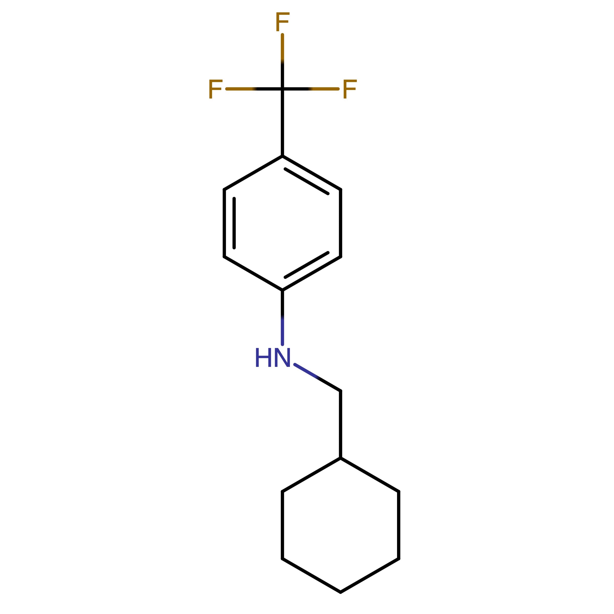 CAS RN 887590-21-8 | N-(Cyclohexylmethyl)-4-(trifluoromethyl)aniline | MFCD07786992