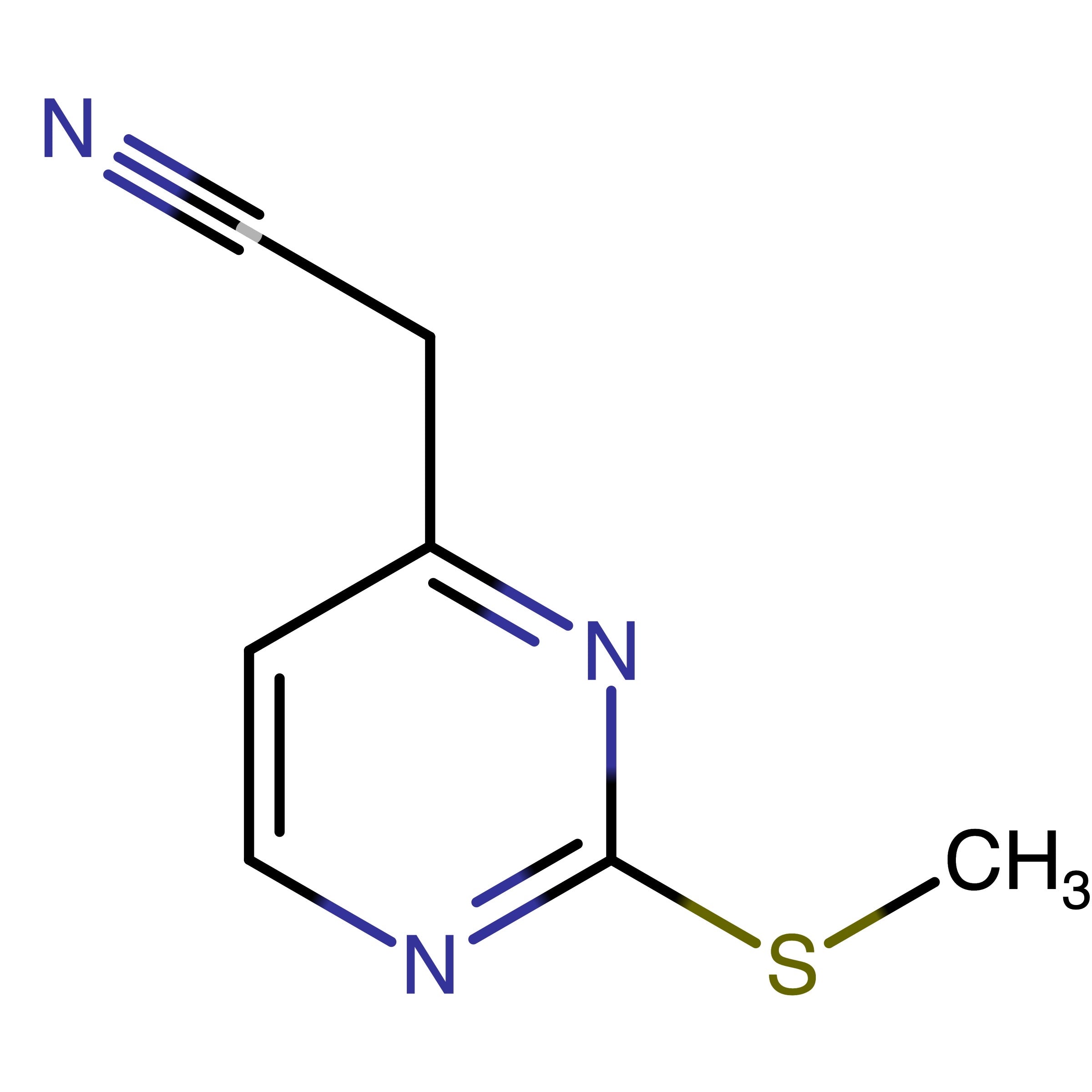 CAS RN 897648-40-7 | 2-(2-(Methylthio)pyrimidin-4-yl)acetonitrile | MFCD22627828