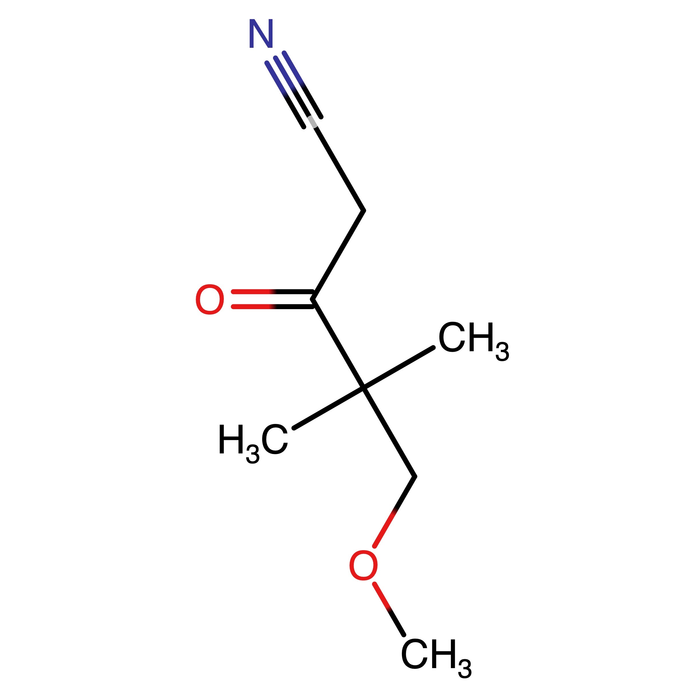 CAS RN 90087-79-9 | 5-Methoxy-4,4-dimethyl-3-oxopentanenitrile | MFCD24690050