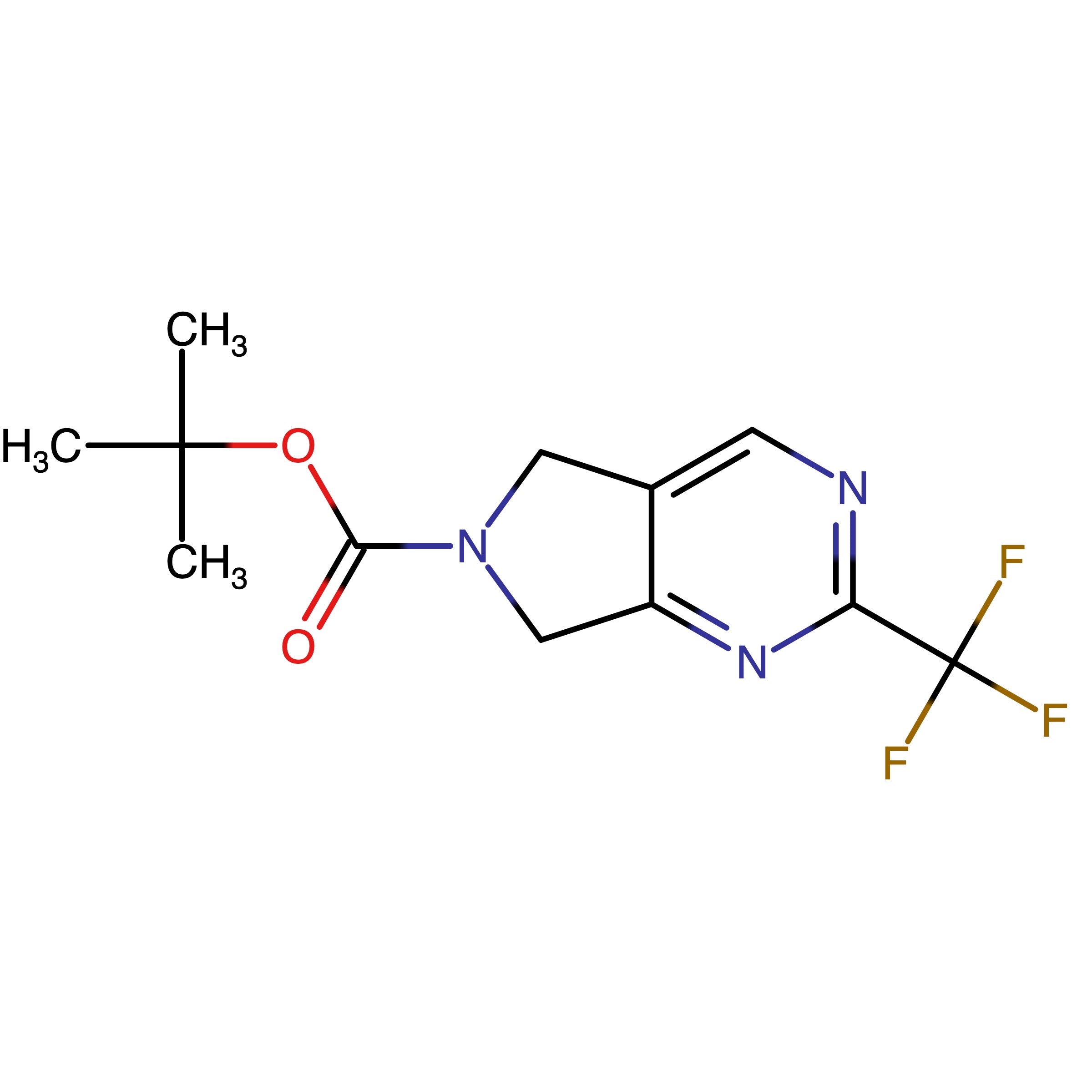 CAS RN 905274-03-5 | 2-Trifluoromethyl-5,7-dihydro-pyrrolo[3,4-d]pyrimidine-6-carboxylic acid tert-butyl ester
