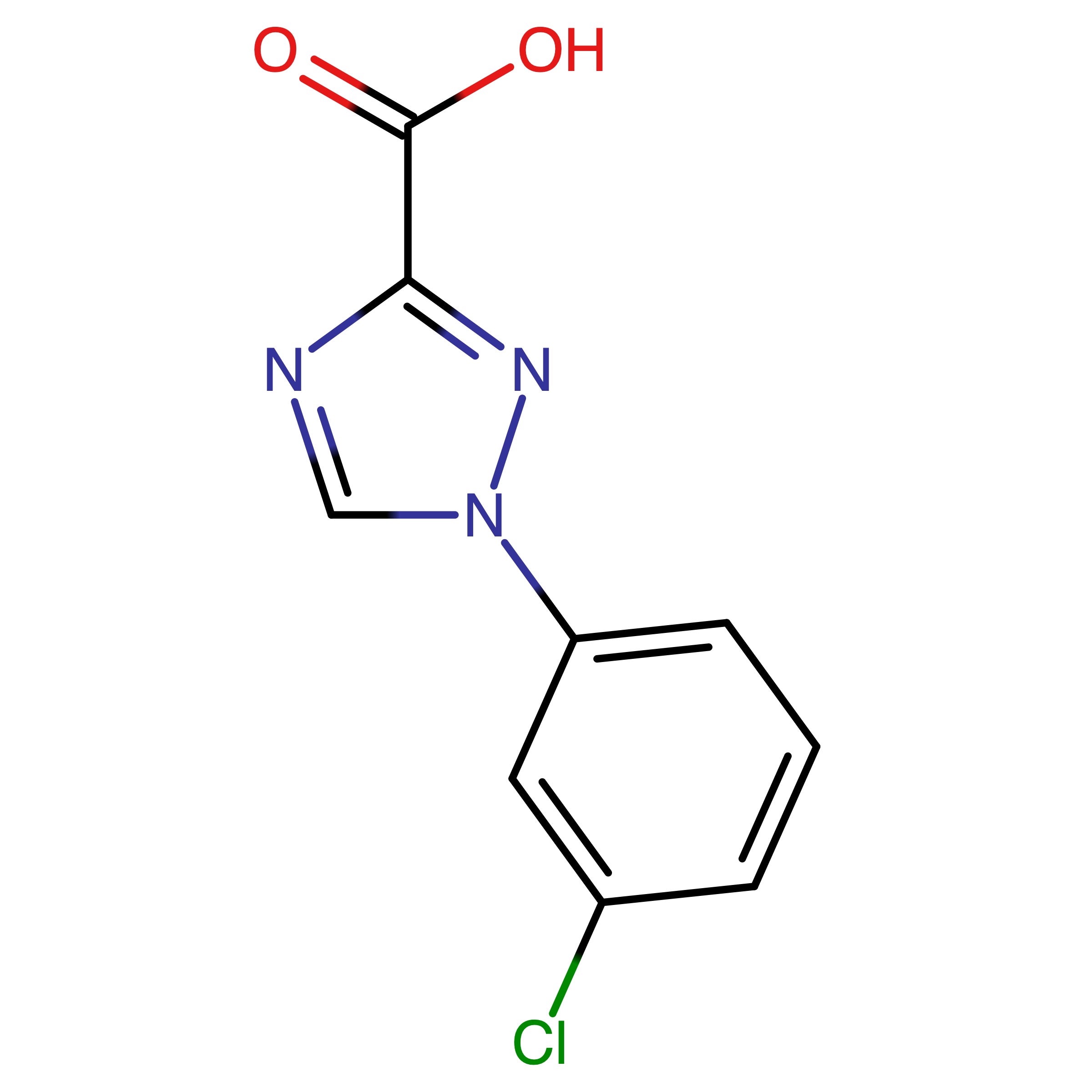 CAS RN 90839-68-2 | 1-(3-Chlorophenyl)-1H-1,2,4-triazole-3-carboxylic acid | MFCD13191541