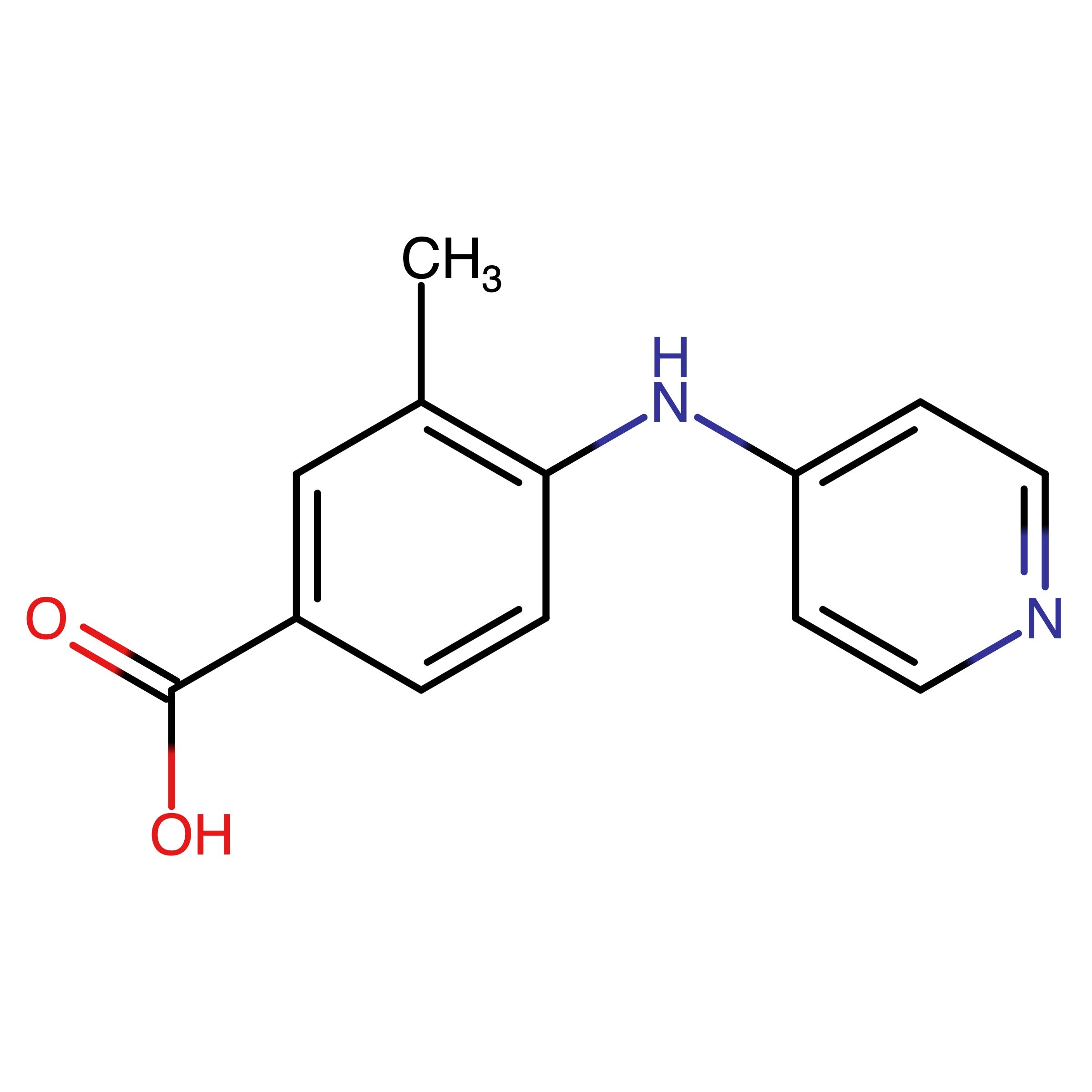 CAS RN 911466-55-2 | Name: 3-Methyl-4-(pyridin-4-ylamino)benzoic acid