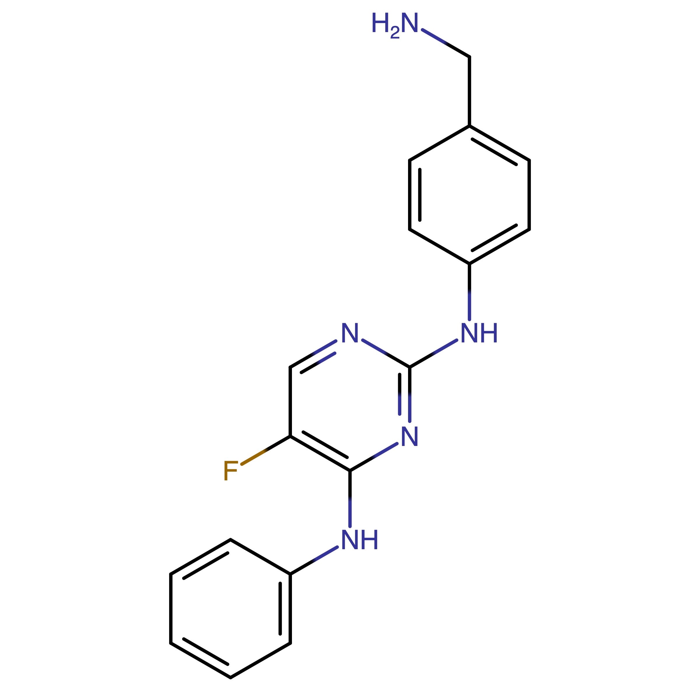 CAS RN 916603-07-1 | 2-N-[4-(aminomethyl)phenyl]-5-fluoro-4-N-phenylpyrimidine-2,4-diamine | MFCD16251195