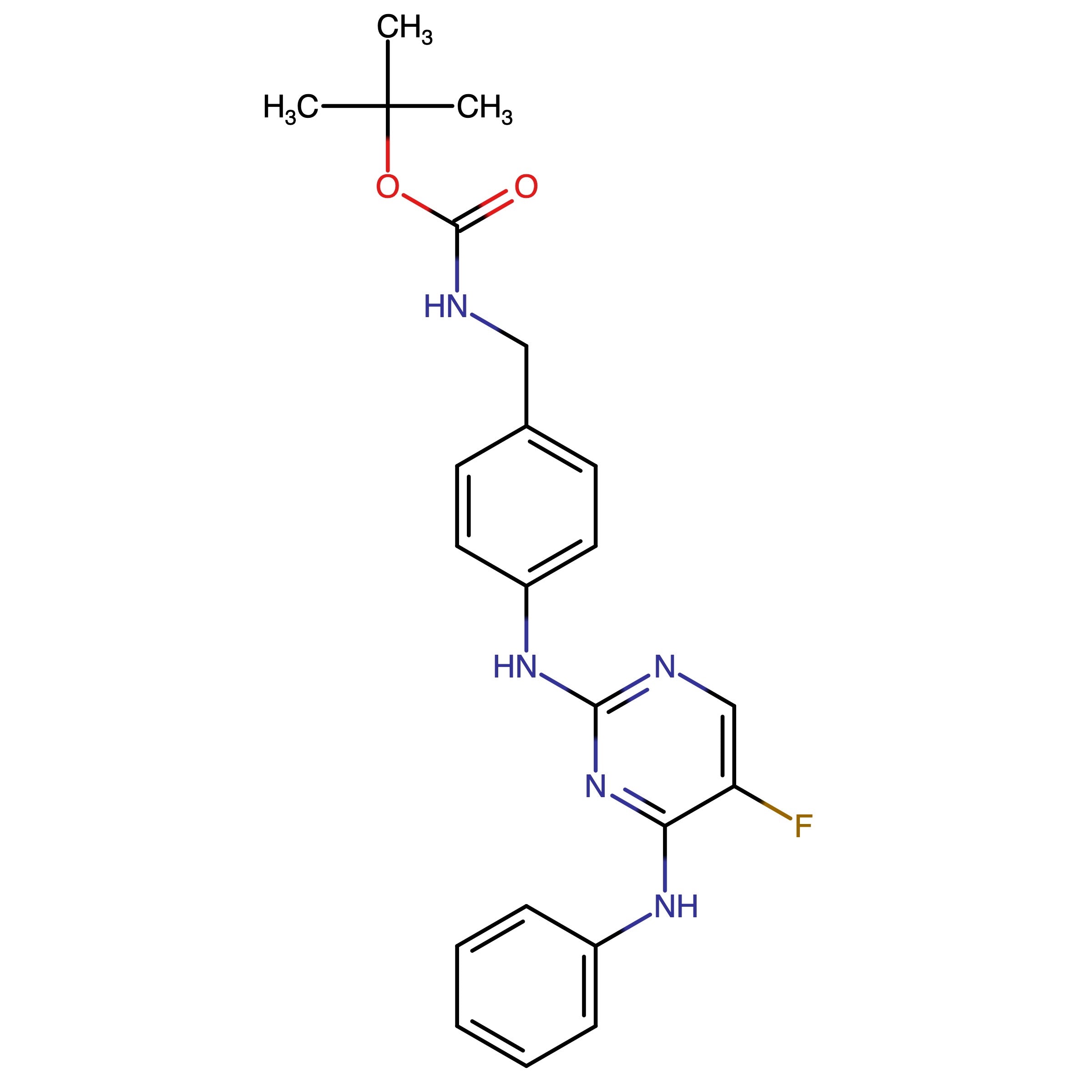CAS RN 916603-12-8 | [4-(5-Fluoro-4-phenylamino-pyrimidin-2-ylamino)-benzyl]-carbamicacid tert-butyl ester