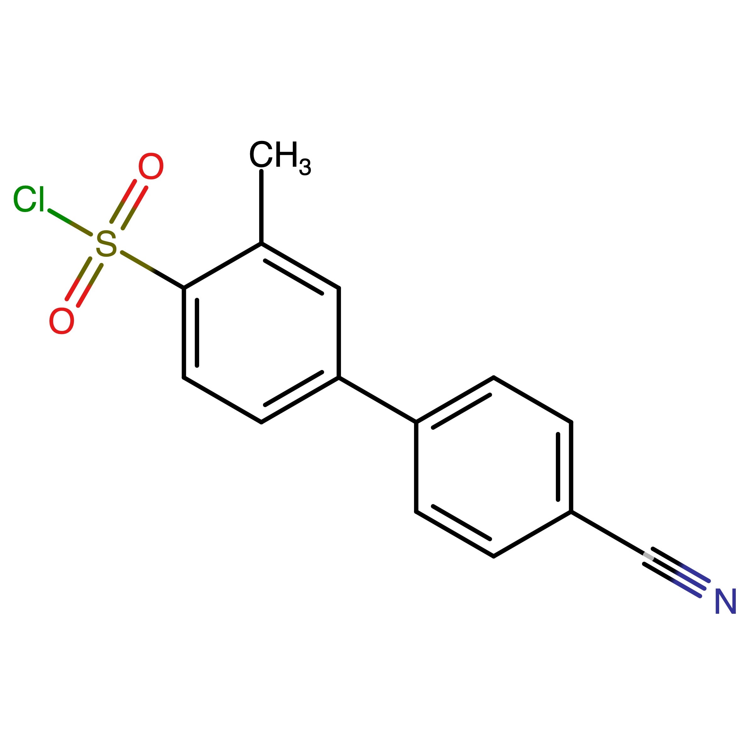 CAS RN 917357-82-5 | 4'_Carbonitril_3_methyl_biphenyl_4_sulfonyl chloride