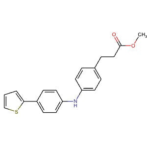 917483-40-0 | Methyl 3-(4-((4-(thiophen-2-yl)phenyl)amino)phenyl)propanoate - Hoffman Fine Chemicals