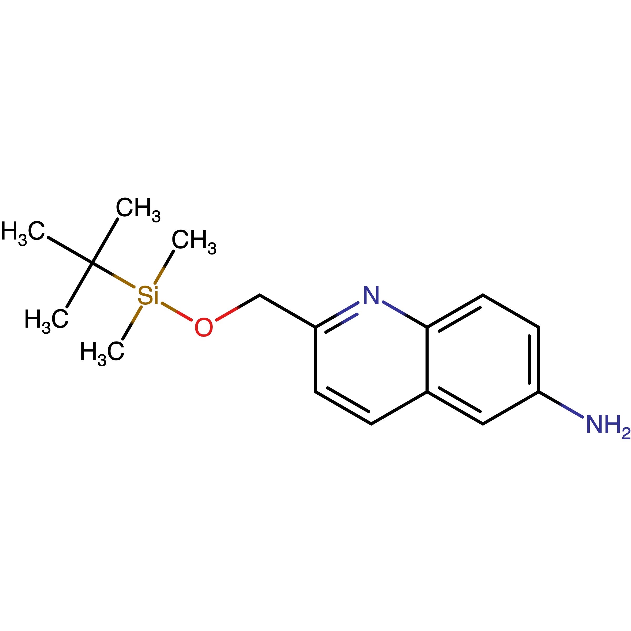 CAS RN 917597-74-1 | 2-({[tert-Butyl (dimethyl) silyl]oxy}methyl)quinoline-6-amine