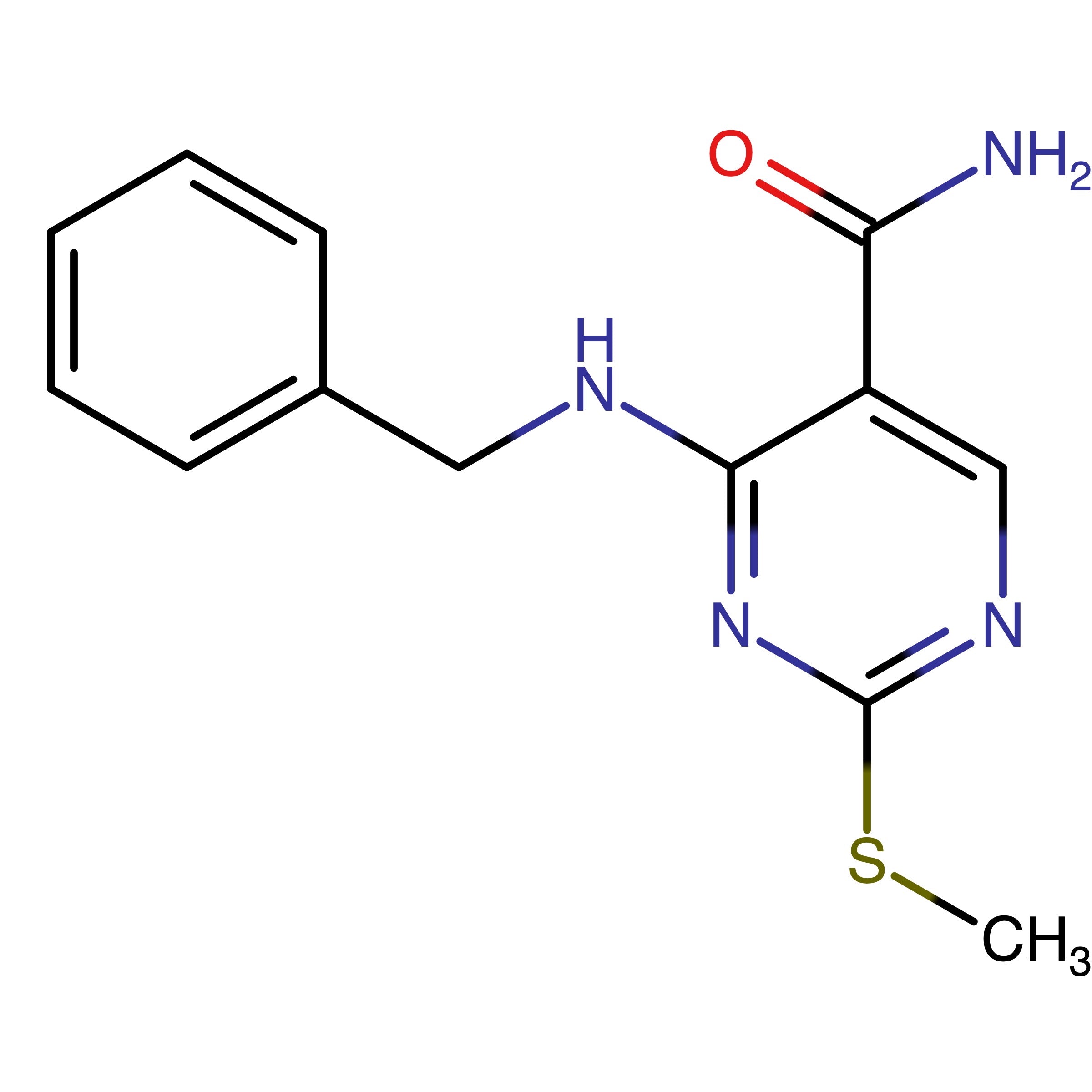 CAS RN 919486-26-3 | 4-(Benzylamino)-2-(methylthio)pyrimidine-5-carboxamide