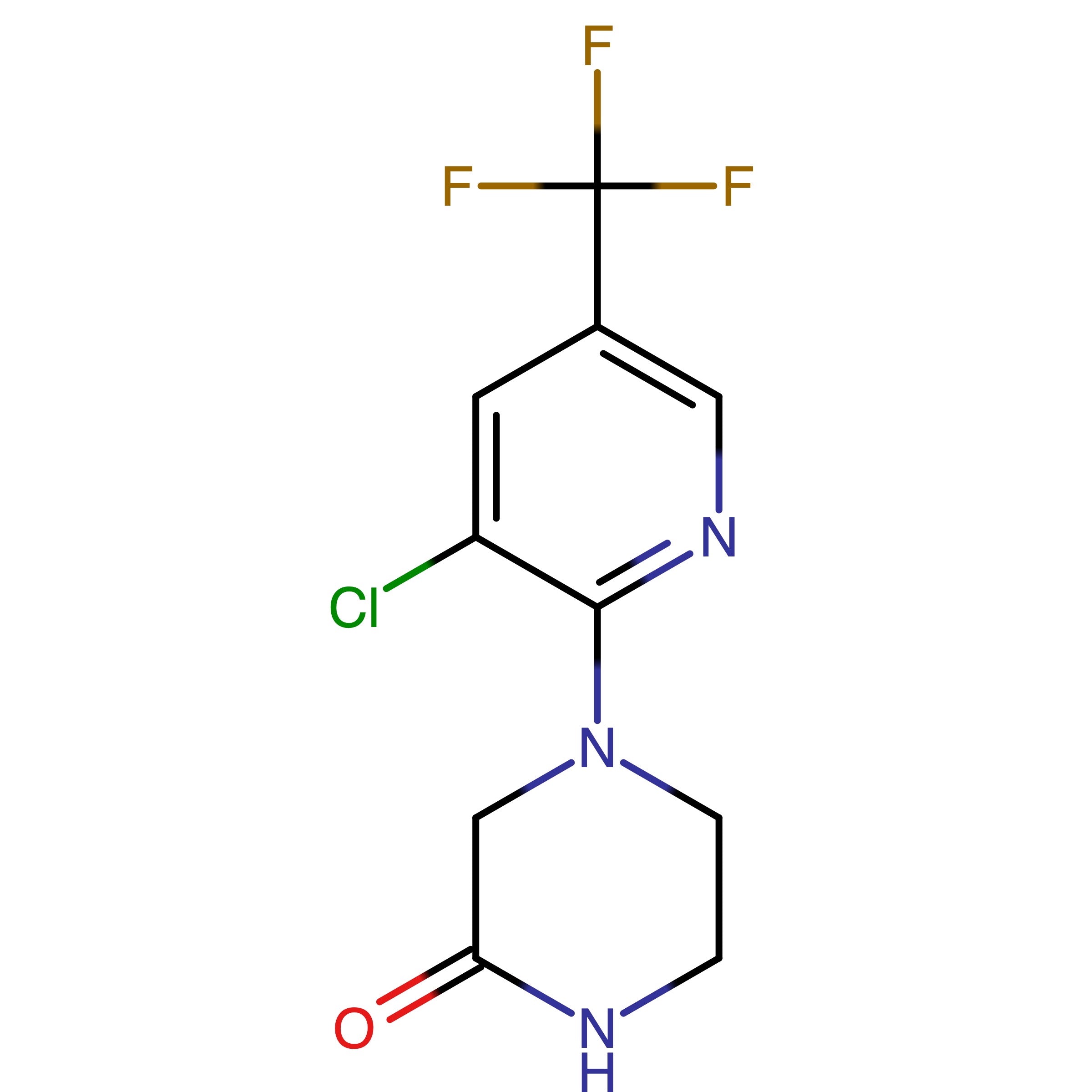 CAS RN 923143-11-7 | 4-[3-Chloro-5-(trifluoromethyl)-2-pyridyl]piperazin-2-one