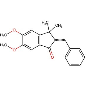 924626-15-3 | 2-Benzylidene-5,6-dimethoxy-3,3-dimethyl-2,3-dihydro-1H-inden-1-one - Hoffman Fine Chemicals