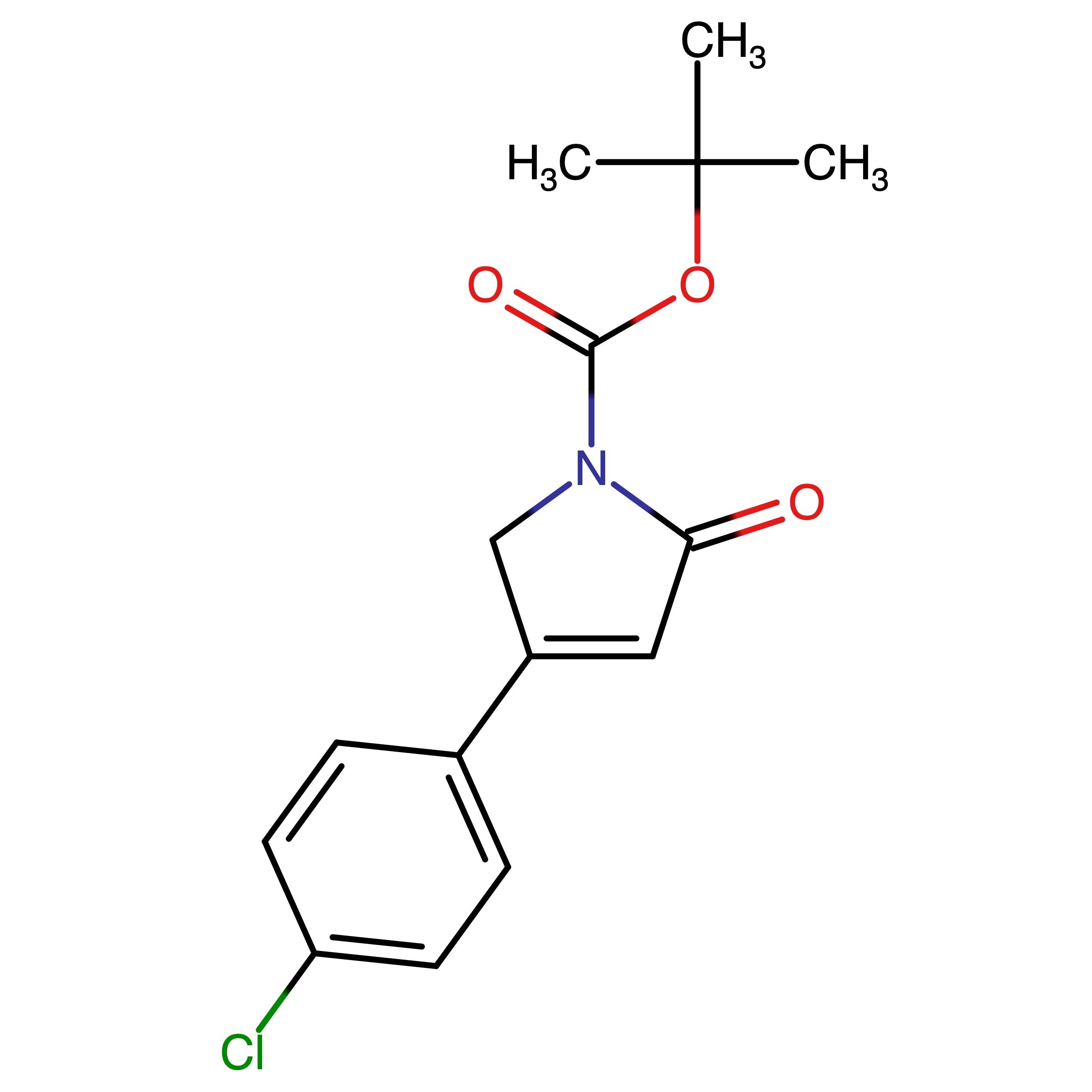 CAS RN 928215-97-8 | tert-Butyl 4-(4-chlorophenyl)-2-oxo-2,5-dihydro-1H-pyrrole-1-carboxylate | MFCD24469255
