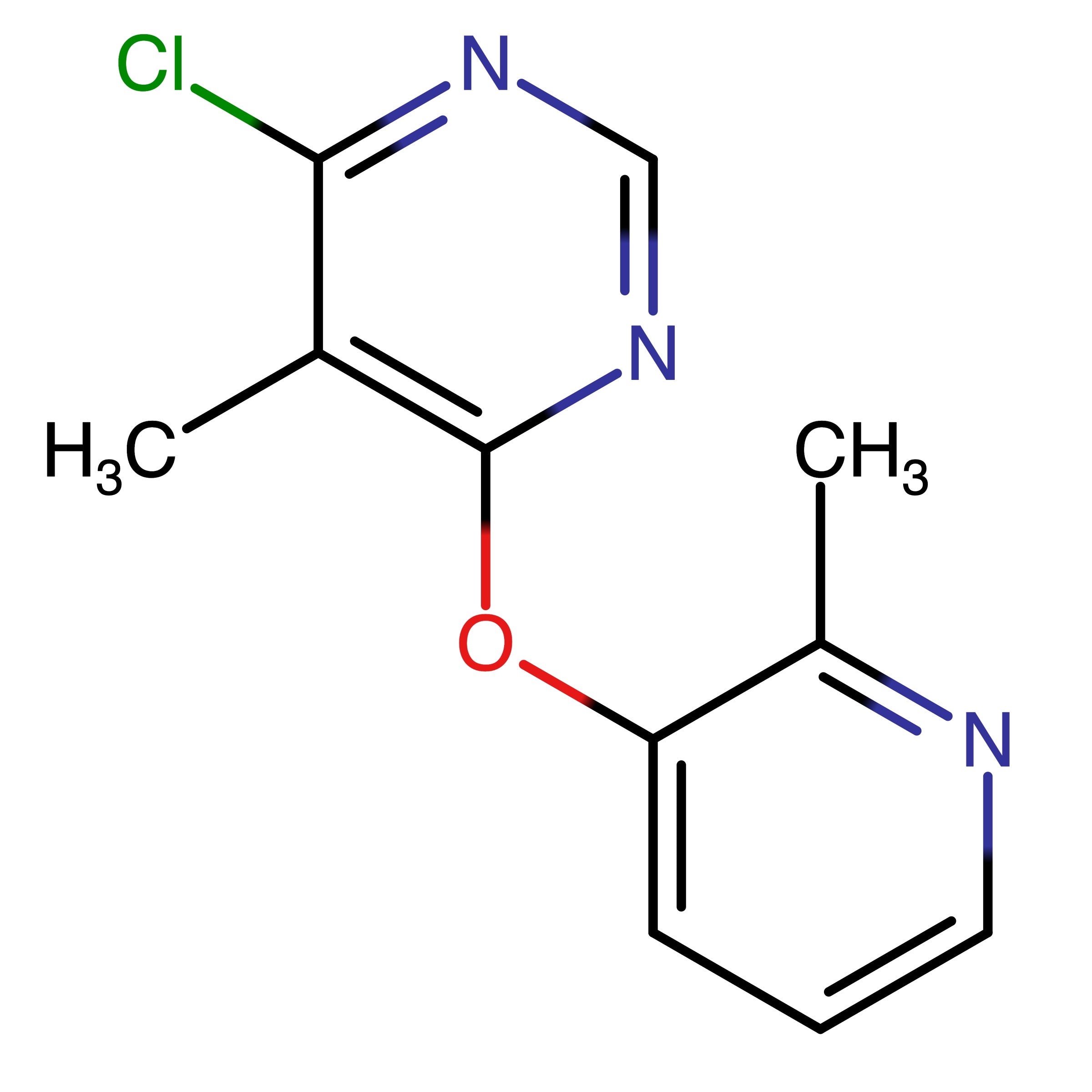 CAS RN 930093-72-4 | 4-Chloro-5-methyl-6-((2-methylpyridin-3-yl)oxy)pyrimidine | MFCD12756519