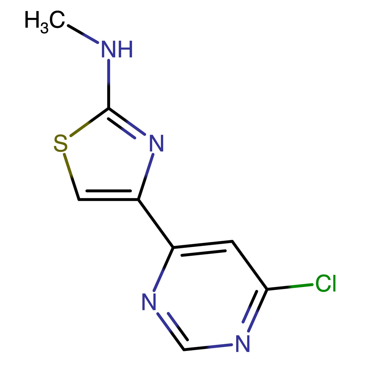 CAS RN 932738-80-2 | 4-(6-Chloropyrimidin-4-yl)-N-methyl-1,3-thiazol-2-amine | MFCD23703089