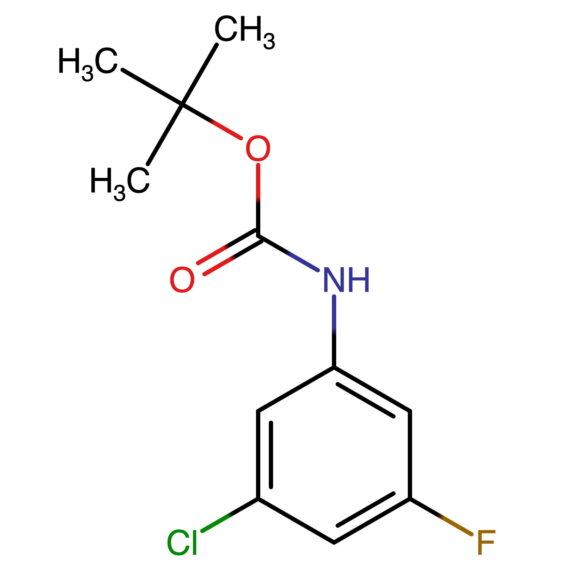 CAS RN 940054-42-2 | tert-Butyl (3-chloro-5-fluorophenyl)carbamate