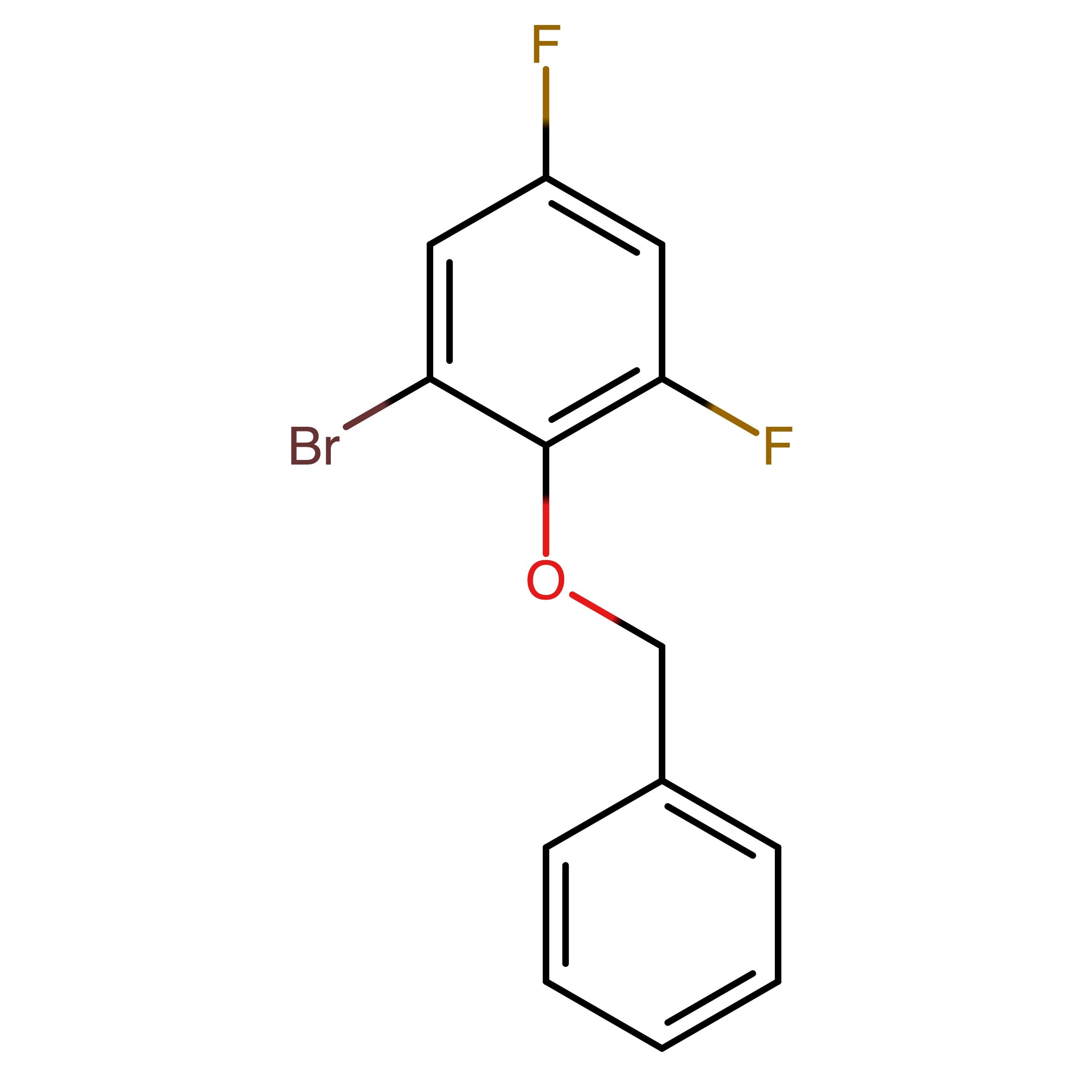 CAS RN 942143-10-4 | 2-(Benzyloxy)-1-bromo-3,5-difluorobenzene | MFCD11855956
