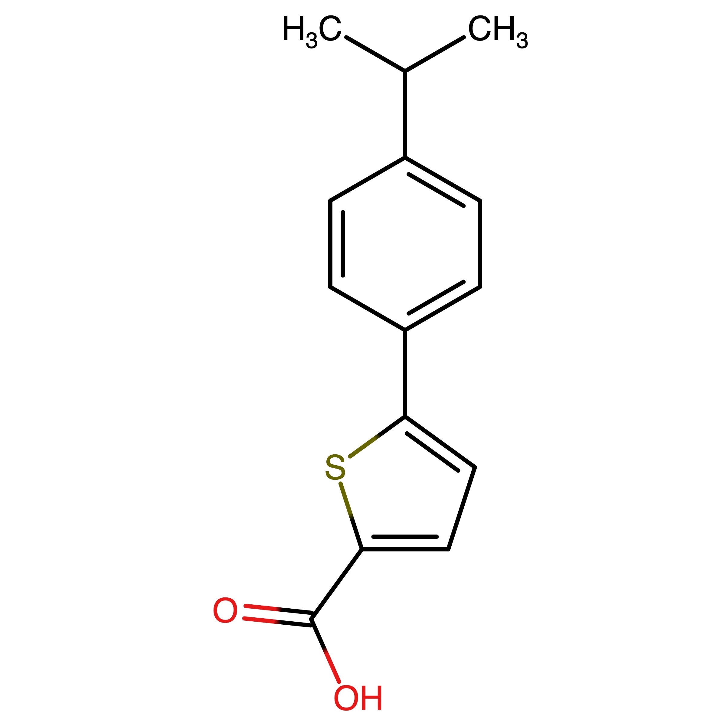 CAS RN 943115-91-1 | 5-(4-Propan-2-ylphenyl)thiophene-2-carboxylic acid | MFCD07375909