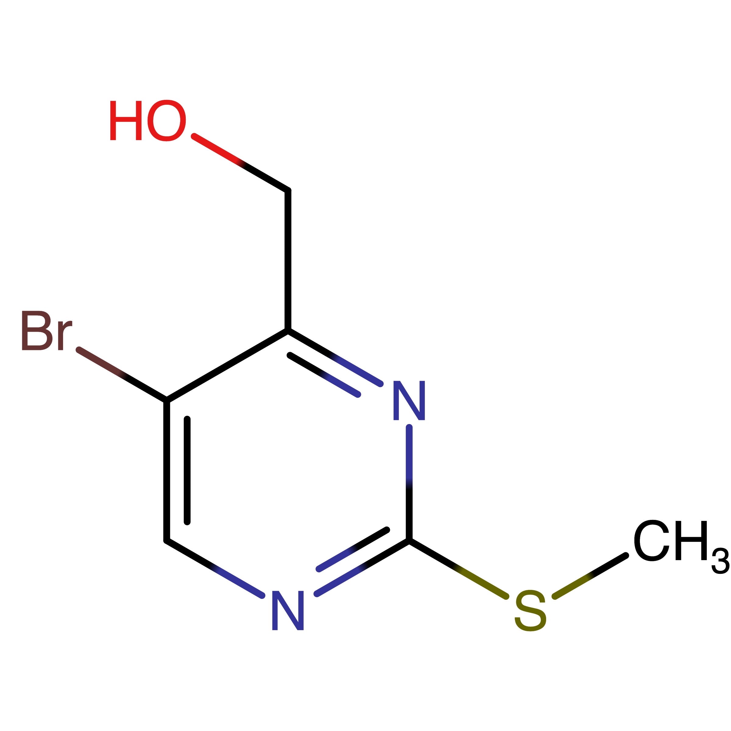 CAS RN 944317-70-8 | (5-Bromo-2-(methylthio)pyrimidin-4-yl)methanol | MFCD18452144